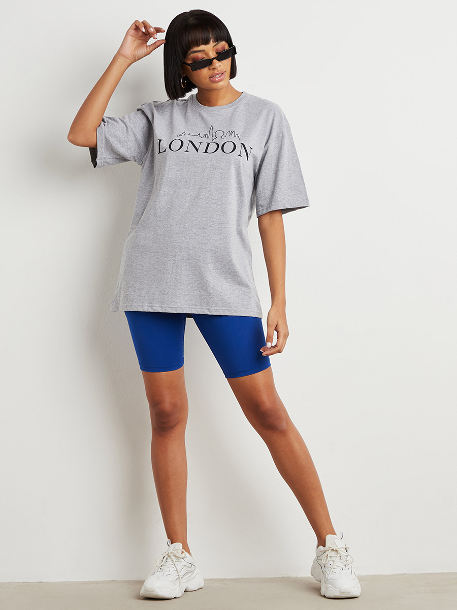تيشيرت مطبوع بقصة واسعة-women-clothing-tshirts-image-2