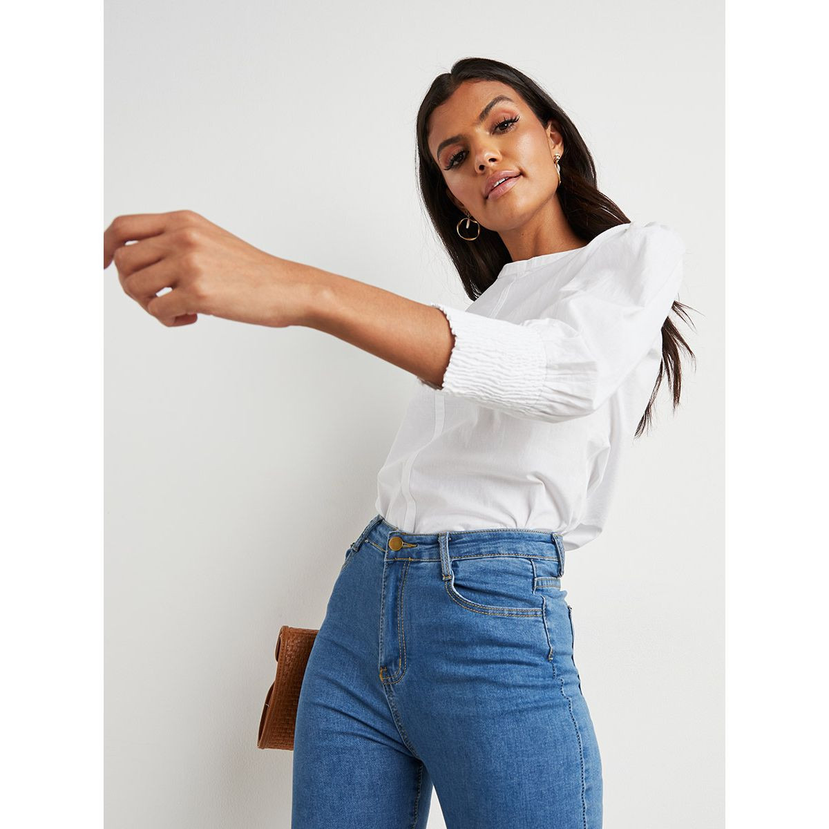بلوزة بقصة واسعة من ستايلي-women-clothing-shirtsandblouses-blouses-image-1