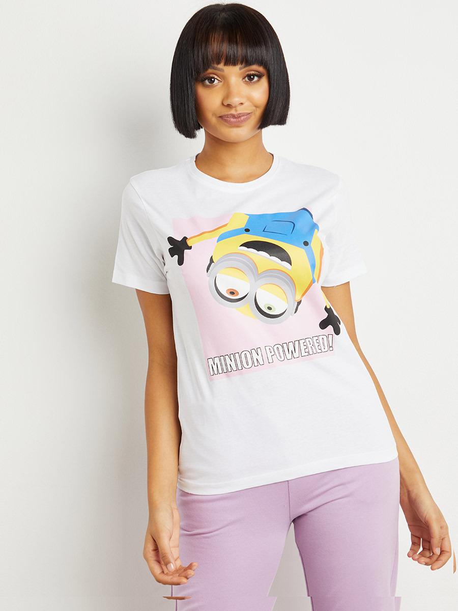 Universal Minion Printed Regular Fit T-shirt-women-clothing-tshirts-image-3