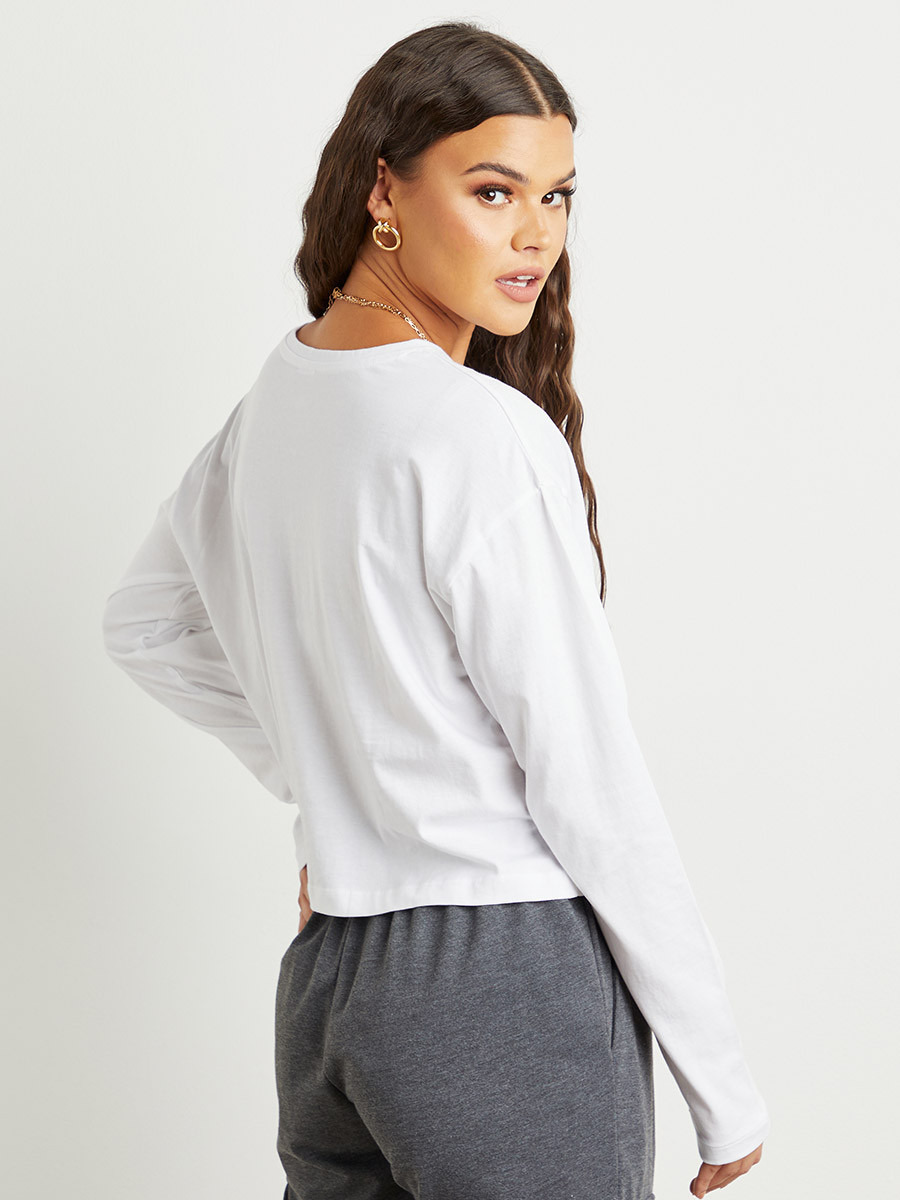 تيشيرت مطبوع بأكمام طويلة-women-clothing-tshirts-image-4