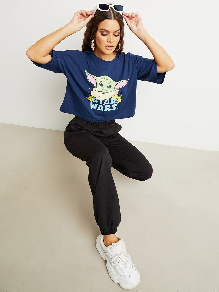 تيشيرت مطبوع بقصة قصيرة  من ستايلي-women-clothing-tshirts-image-3