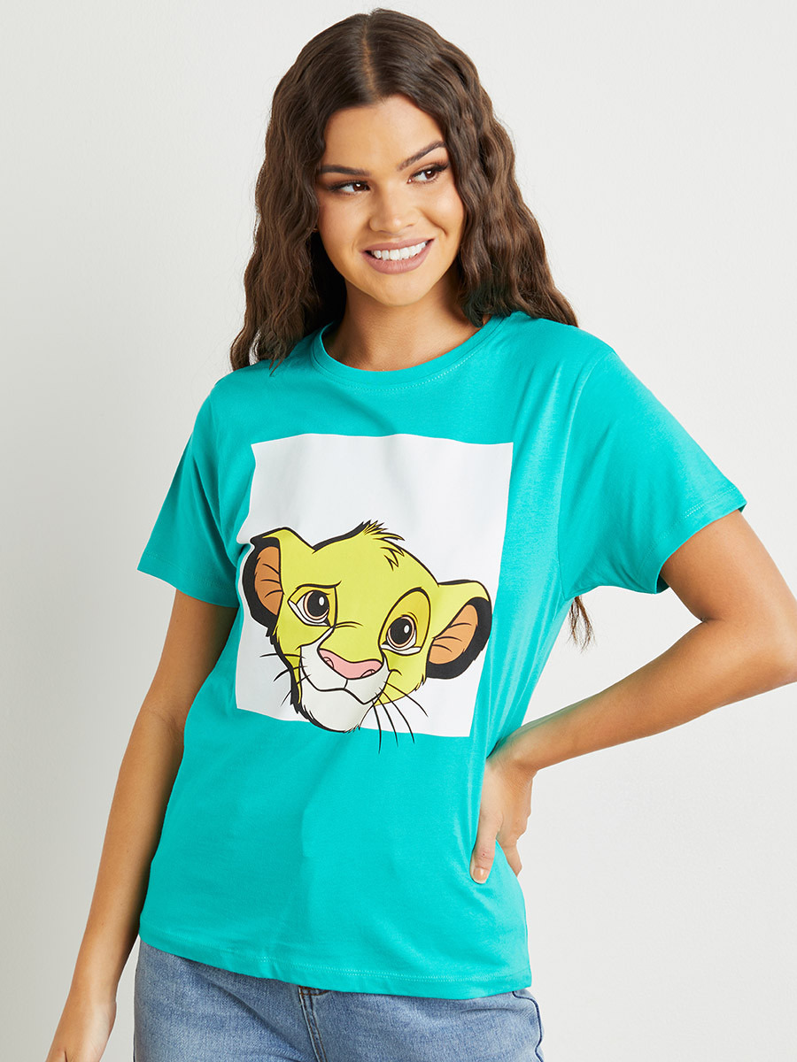 تيشيرت مطبوع بقصة واسعة-women-clothing-tshirts-image-1