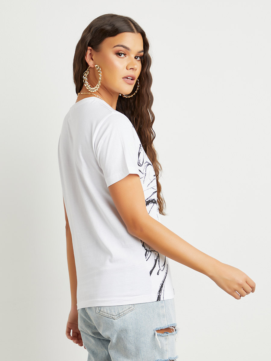 تيشيرت مطبوع بقصة واسعة-women-clothing-tshirts-image-5