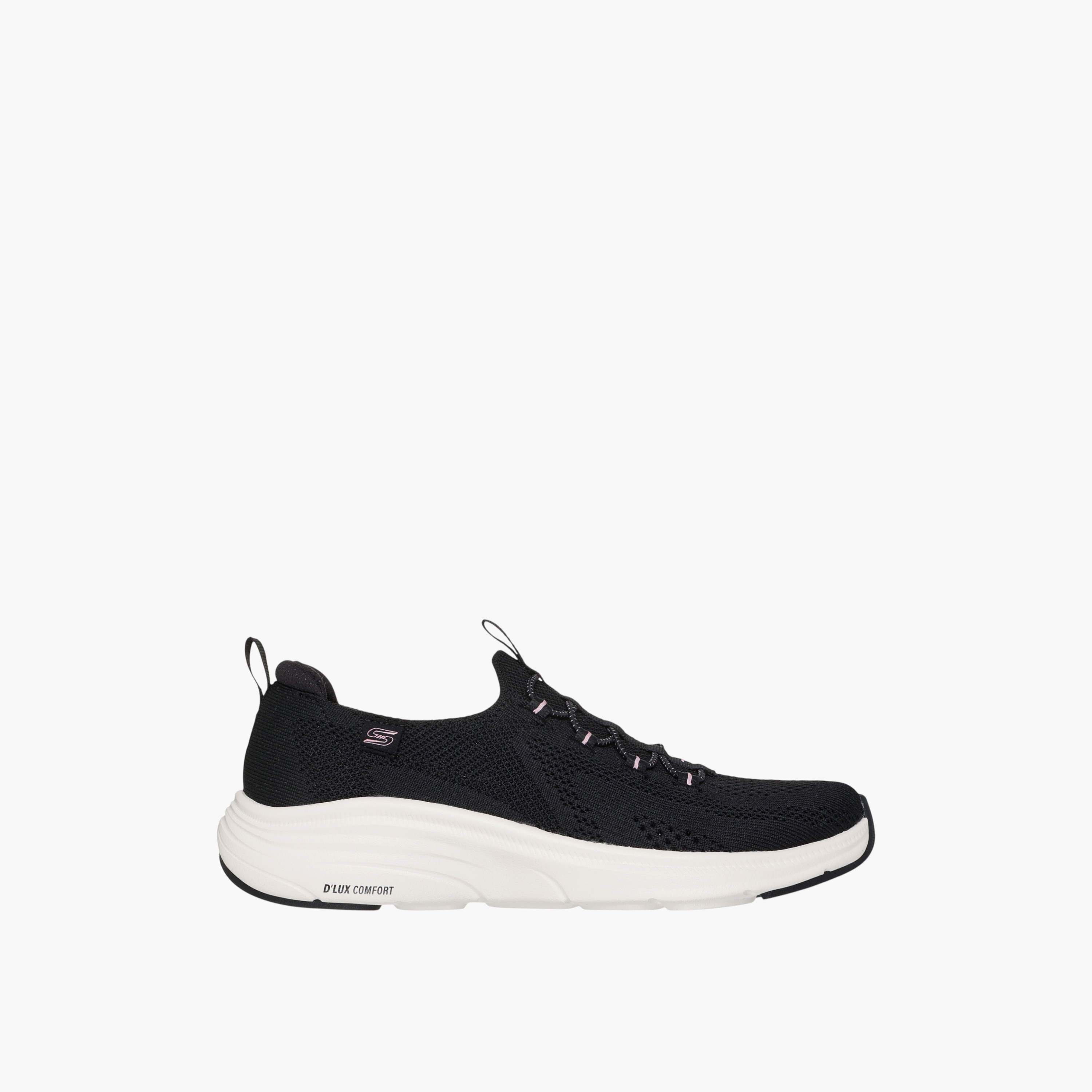 حذاء رياضي دي لوكس كومفورت 2.0 سهل الارتداء للنساء من سكيتشرز - 104472-BKPK-women-shoes-sports-image-2