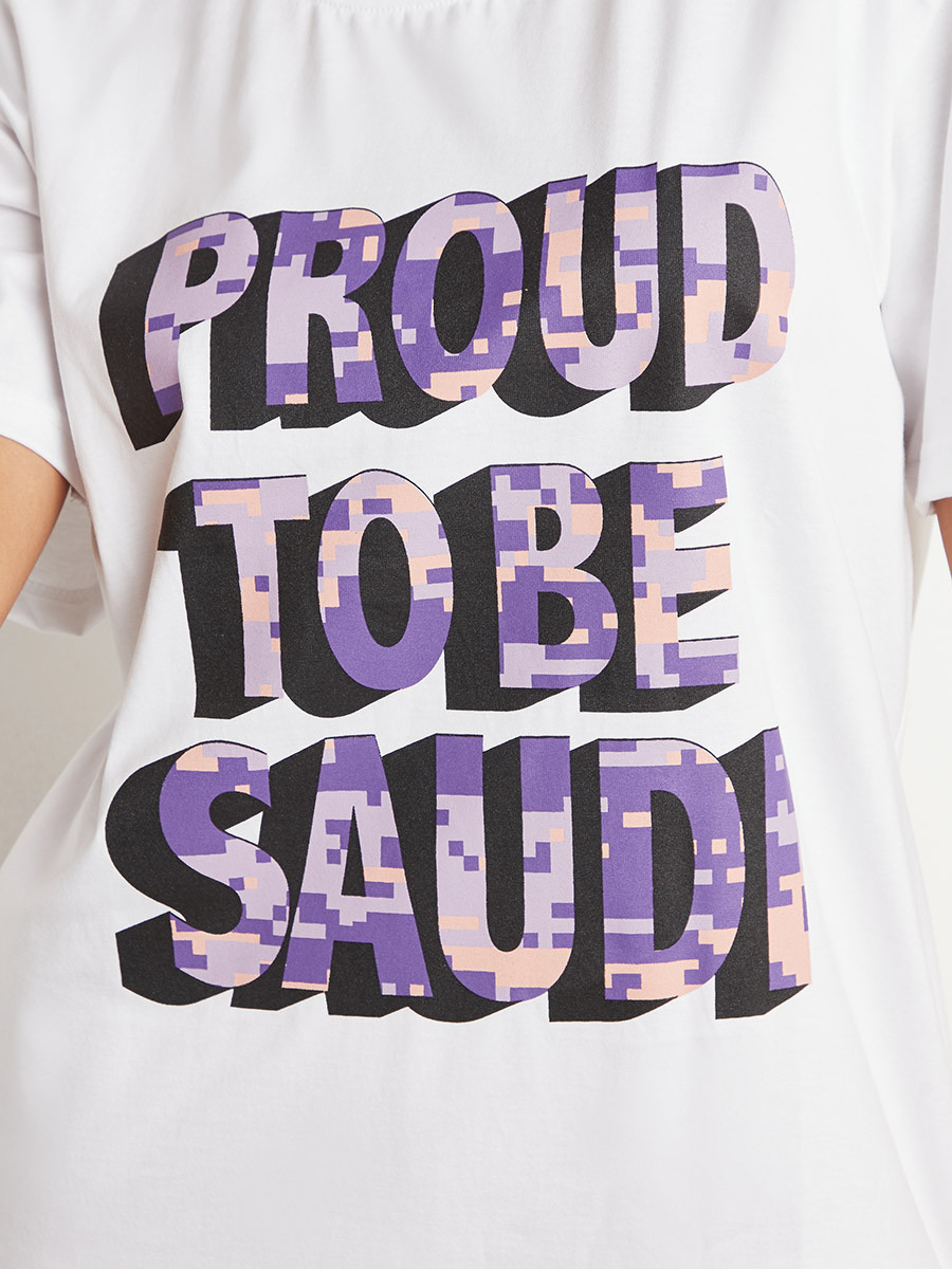 تيشيرت مطبوع بقصة واسعة من ستايلي-women-clothing-tshirts-image-3