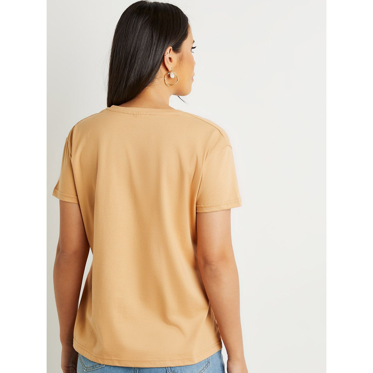تيشيرت مطبوع بقصة واسعة من ستايلي-women-clothing-tshirts-image-4