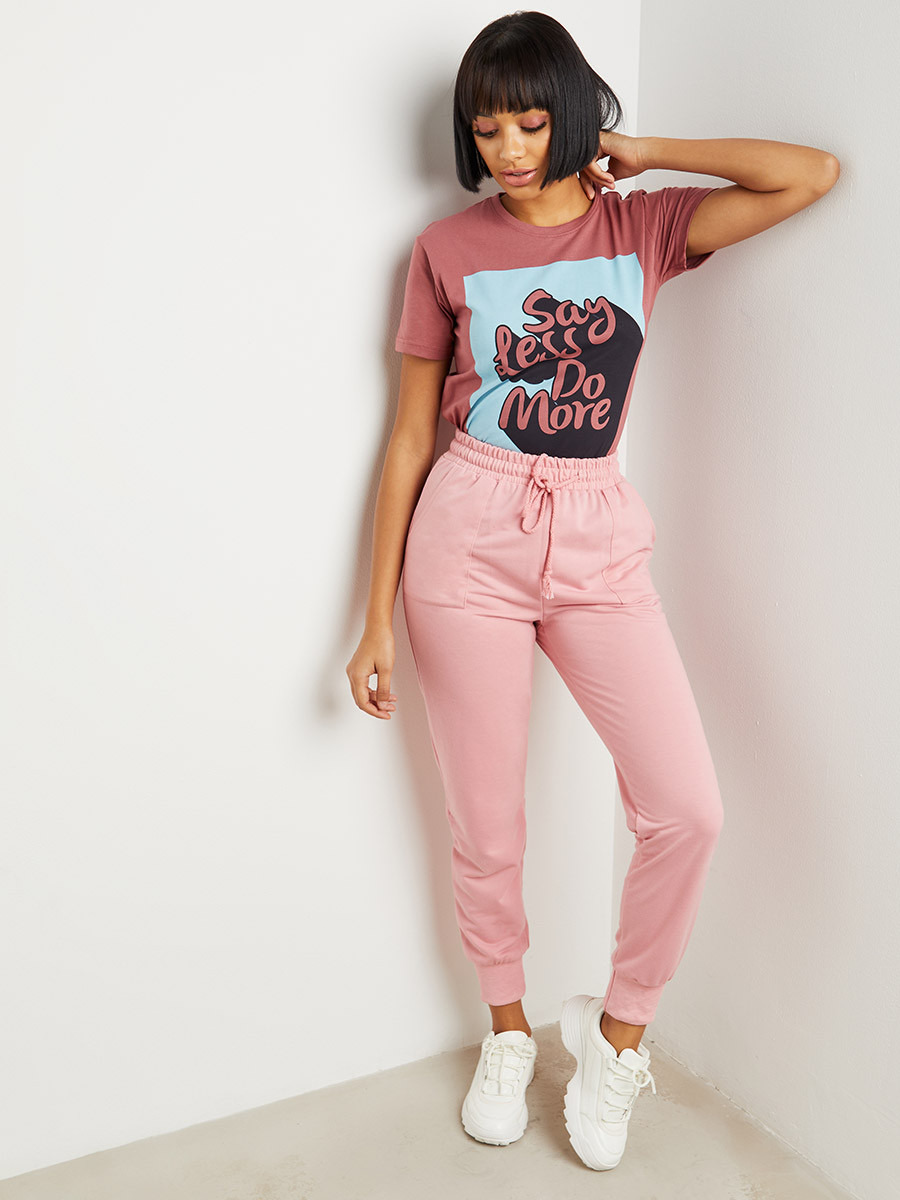 تيشيرت مطبوع بقصة واسعة من ستايلي-women-clothing-tshirts-image-4