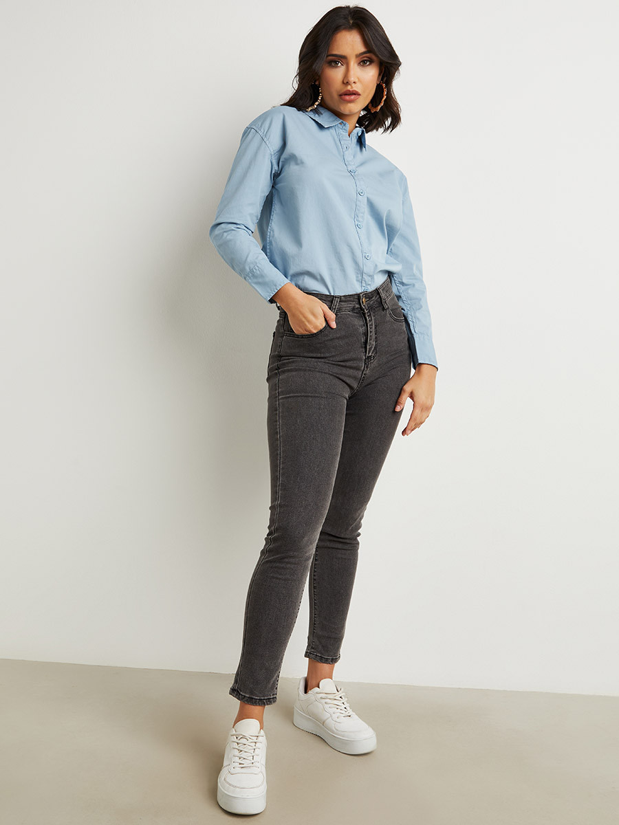 قميص مطبوع بقصة واسعة من ستايلي-women-clothing-shirtsandblouses-blouses-image-2