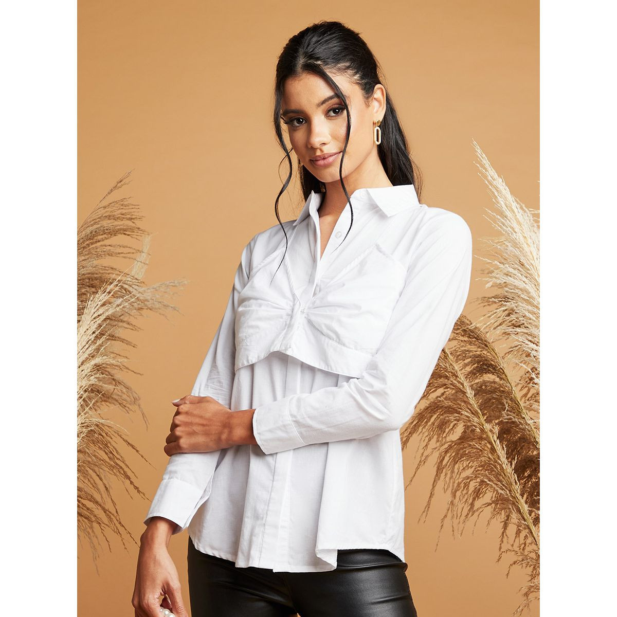 قميص باكمام طويلة من ستايلي-women-clothing-shirtsandblouses-blouses-image-1