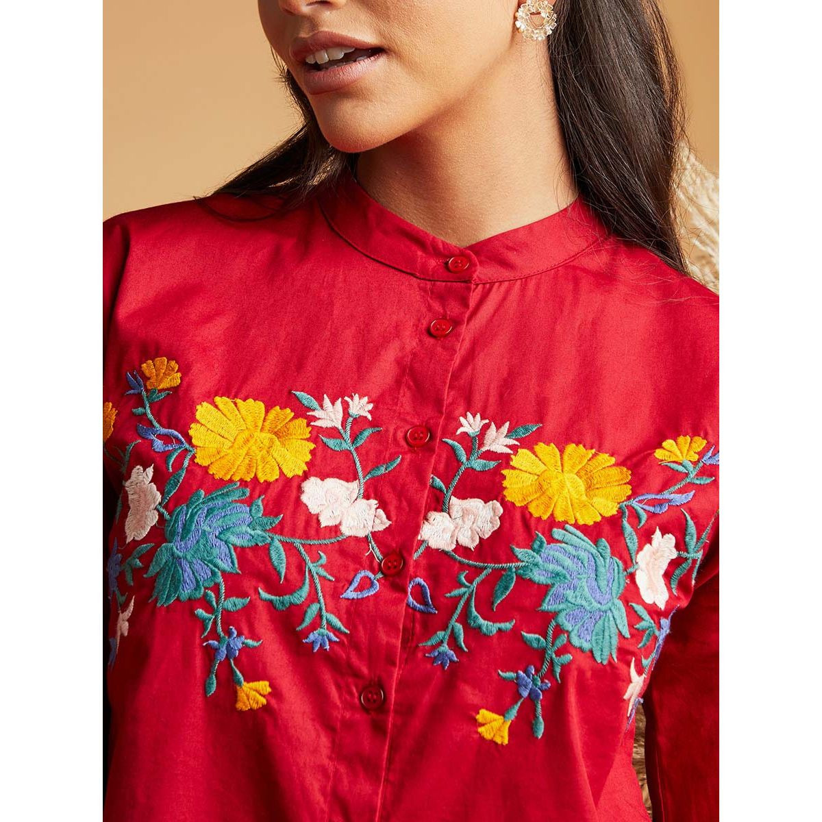قميص مزين بتطريزات من ستايلي-women-clothing-shirtsandblouses-blouses-image-4