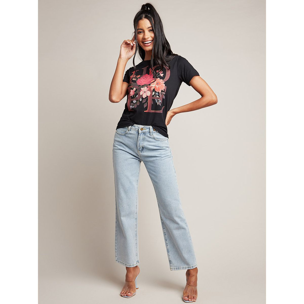تيشيرت بطبعة جرافيك  من ستايلي-women-clothing-tshirts-image-2