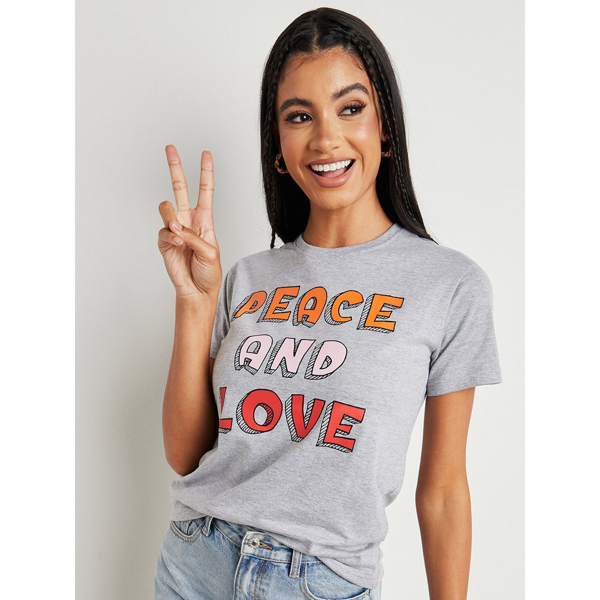 تيشيرت بطبعة كتابة من ستايلي-women-clothing-tshirts-image-1