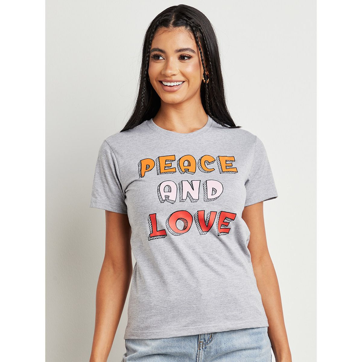 تيشيرت بطبعة كتابة من ستايلي-women-clothing-tshirts-image-3