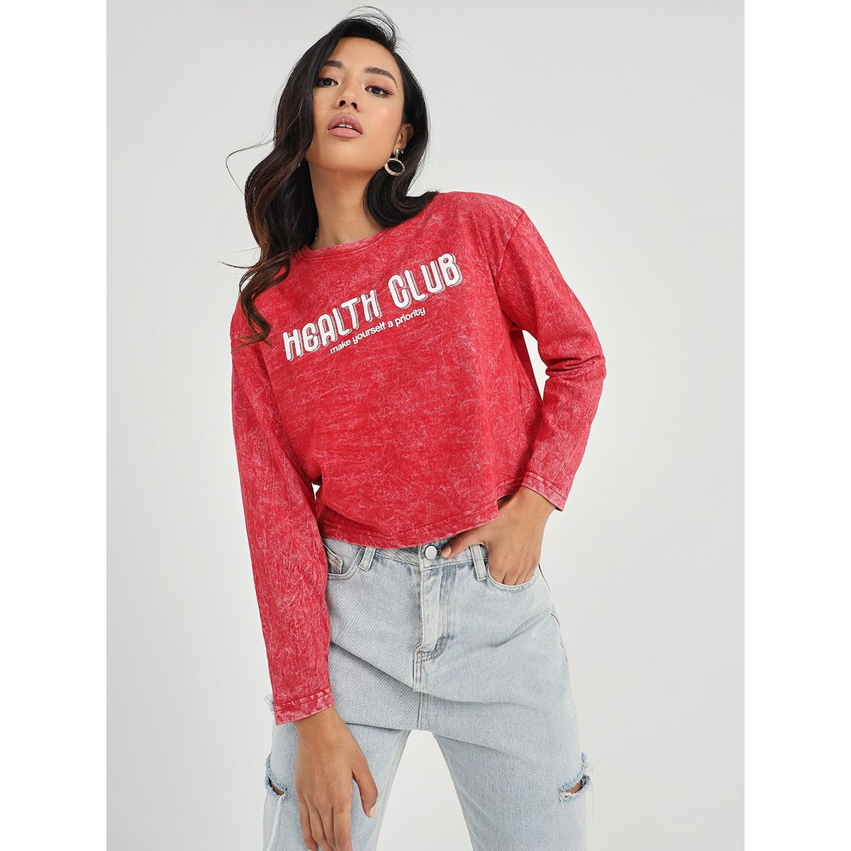 تيشيرت قصير كاجوال من ستايلي-women-clothing-tshirts-image-1