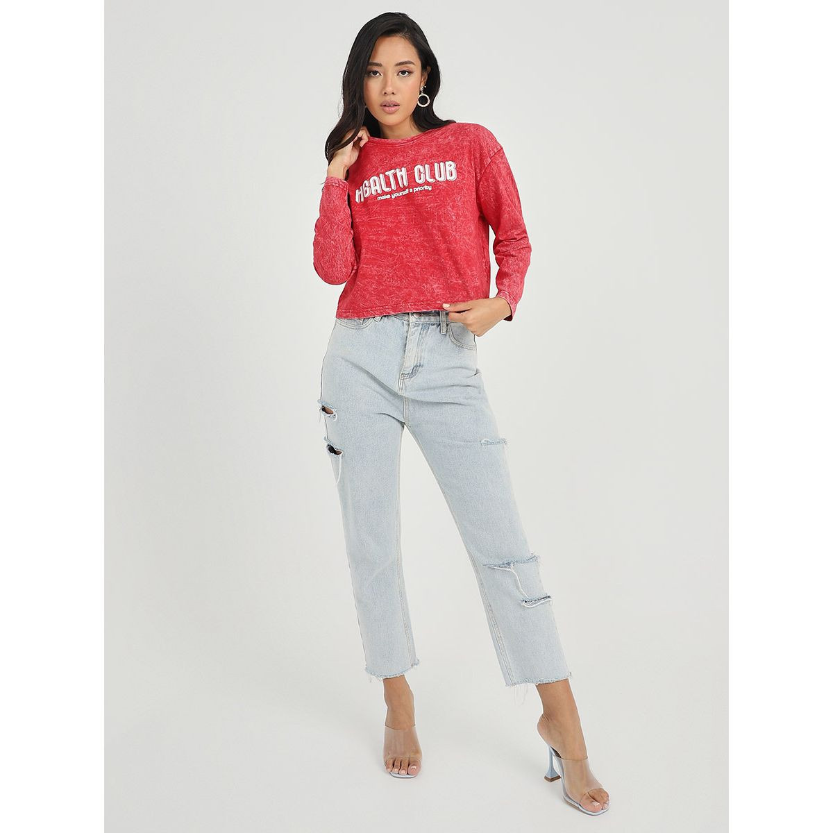 تيشيرت قصير كاجوال من ستايلي-women-clothing-tshirts-image-2