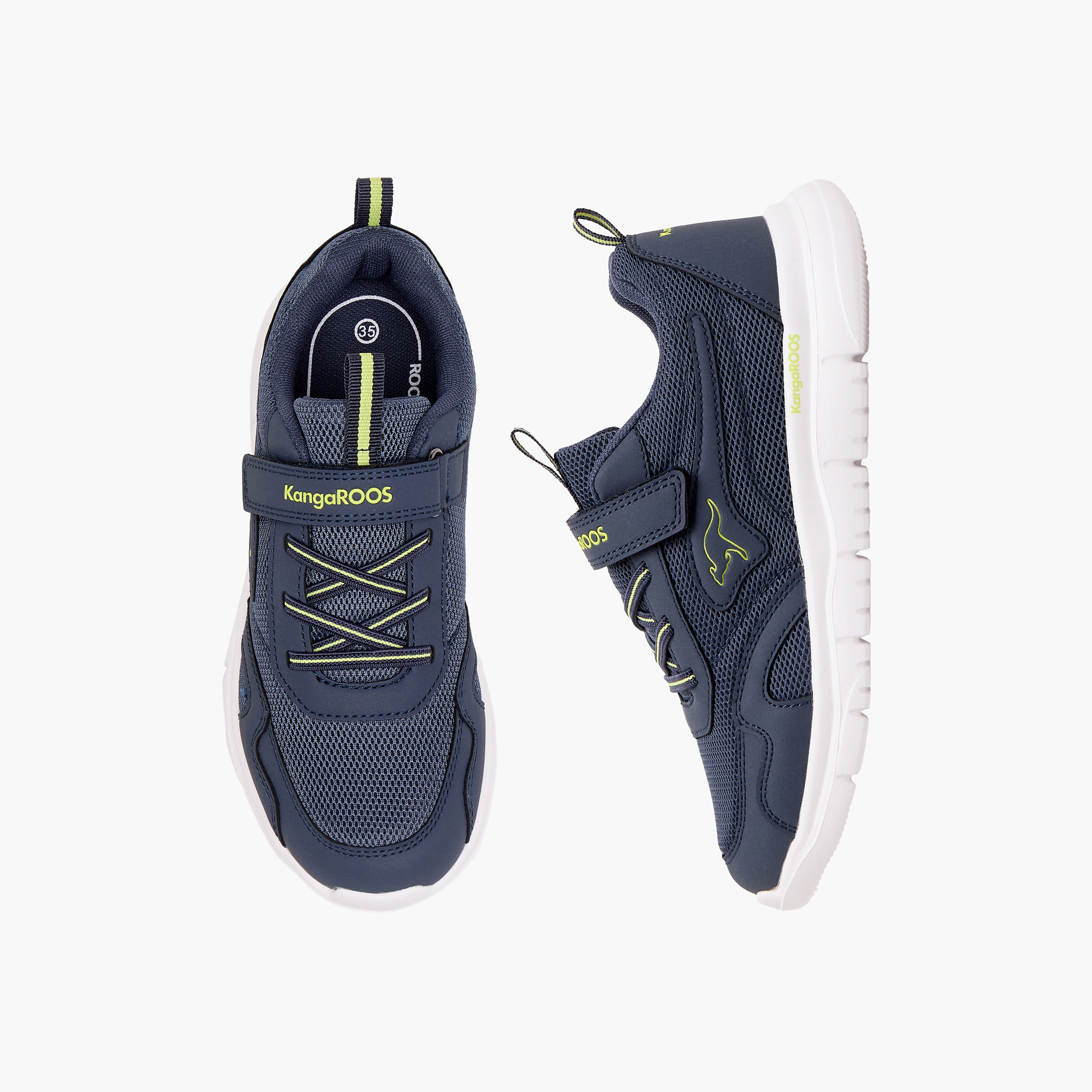 KangaROOS Boys Hook & Loop Sports Shoes-boys-shoes-sports-image-1