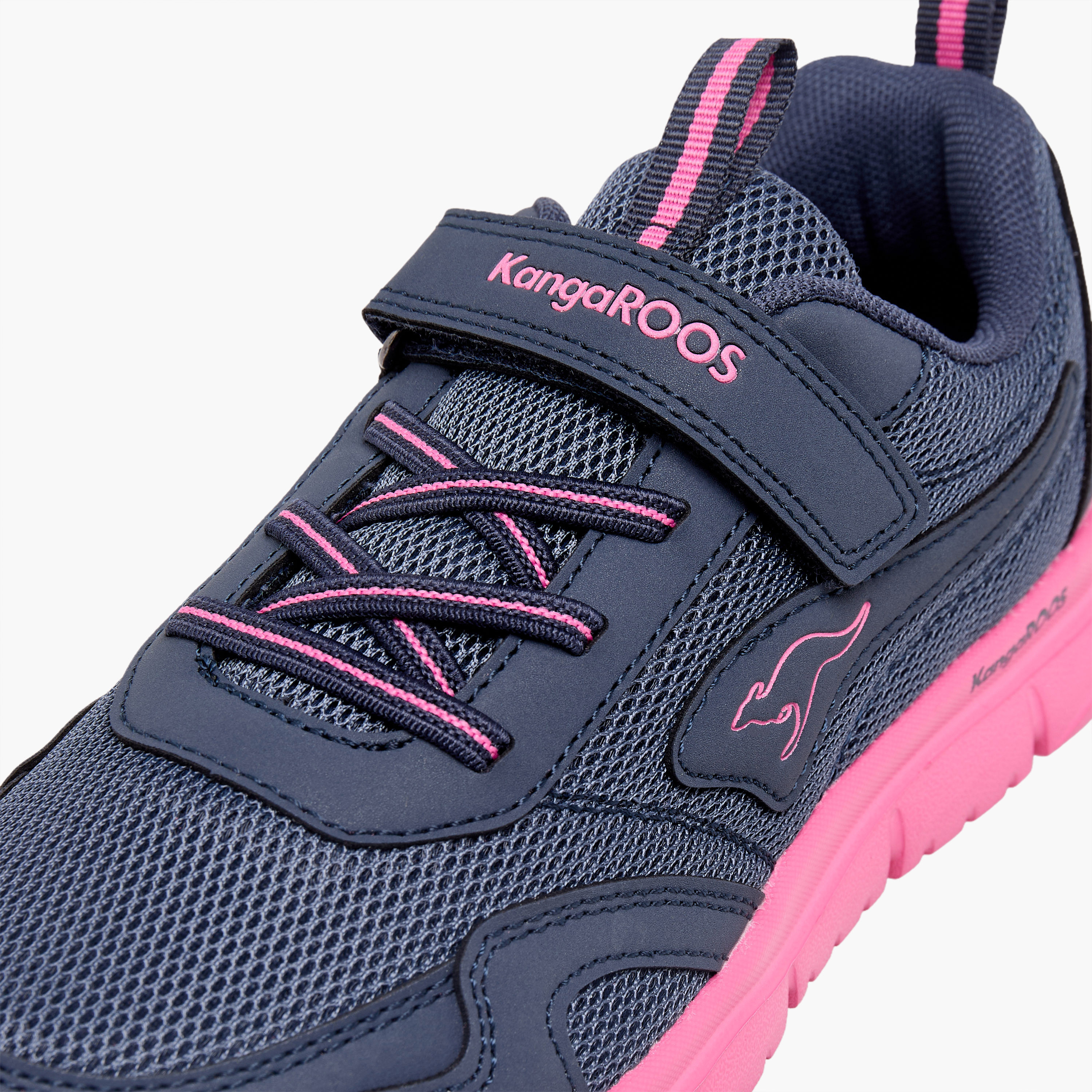 KangaROOS Girls Hook & Loop Sports Shoes-girls-shoes-sneakers-image-4