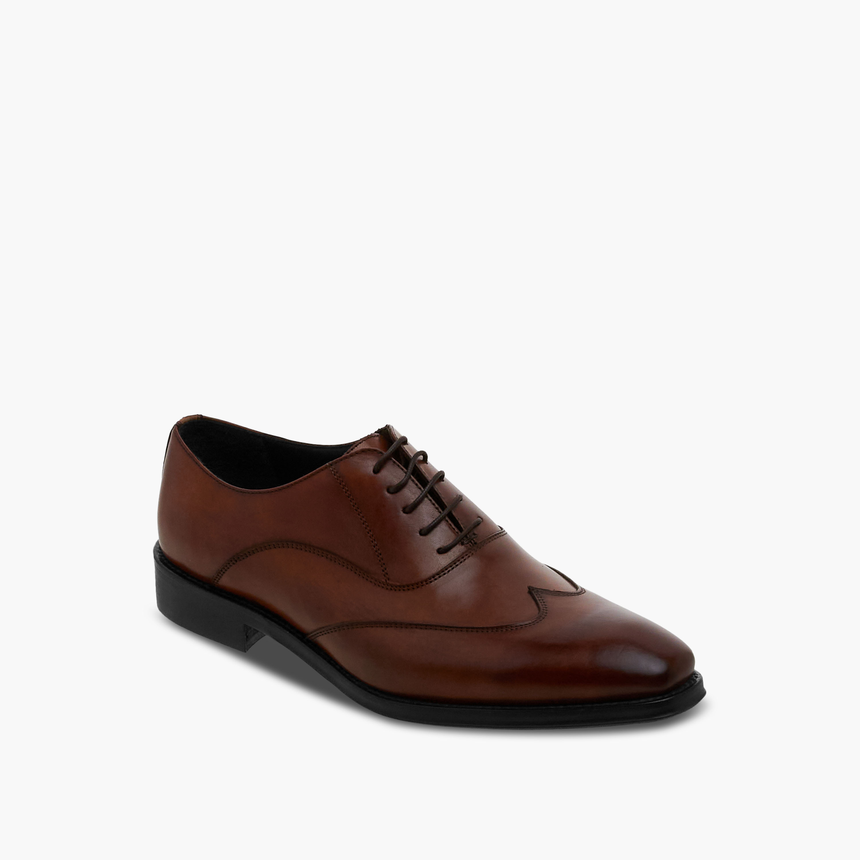 Duchini Men Lace-Up Leather Derby Shoes-men-shoes-formalshoes-image-2
