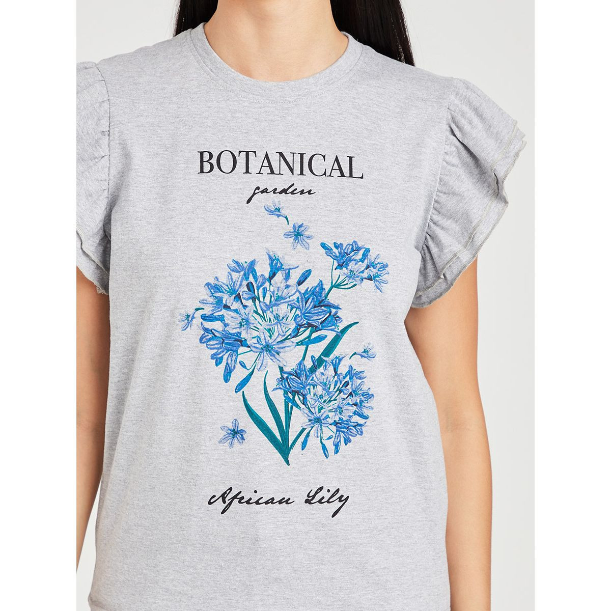 تيشيرت باكمام قصيرة وكشكش من ستايلي-women-clothing-tshirts-image-4