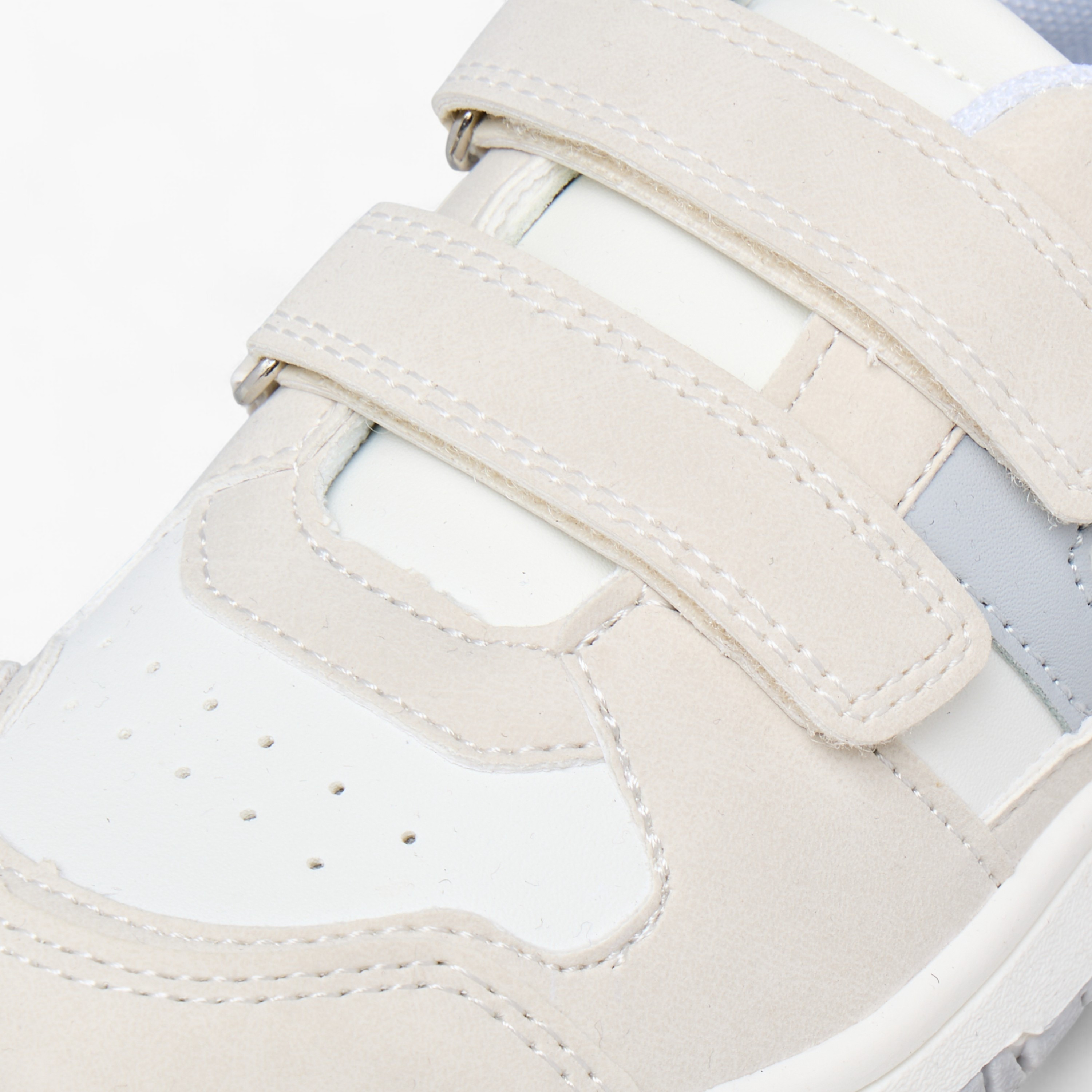 Juniors Boys Panelled Hook and Loop Sneakers-boys-shoes-sneakers-image-4