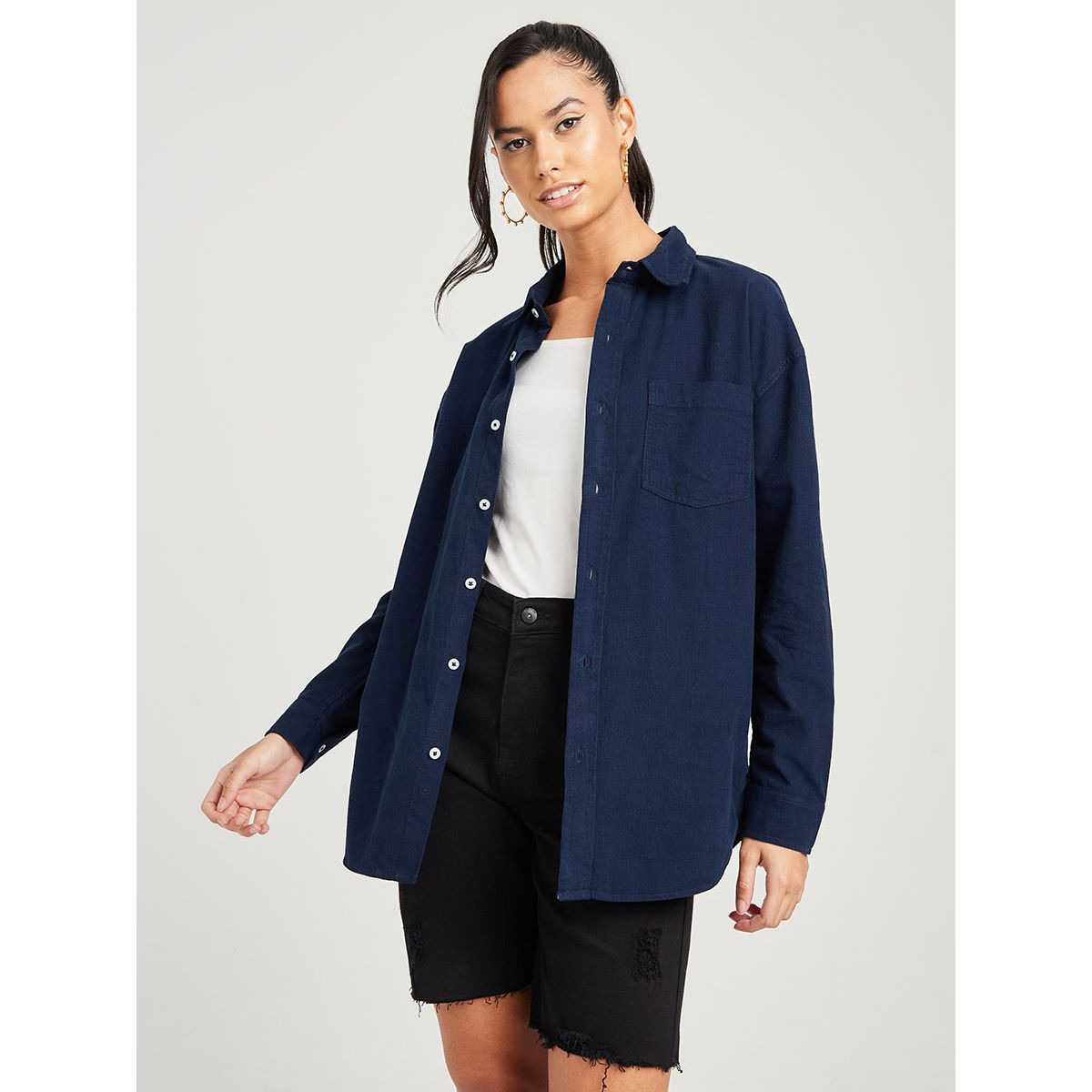 قميص باكمام طويلة من ستايلي-women-clothing-shirtsandblouses-blouses-image-1