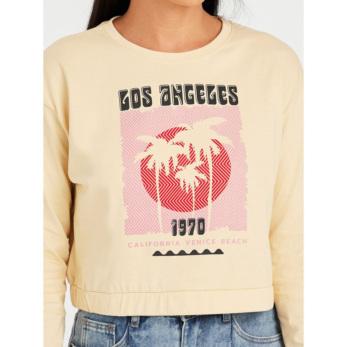 تيشيرت قصير باكمام طويلة-women-clothing-tshirts-image-3