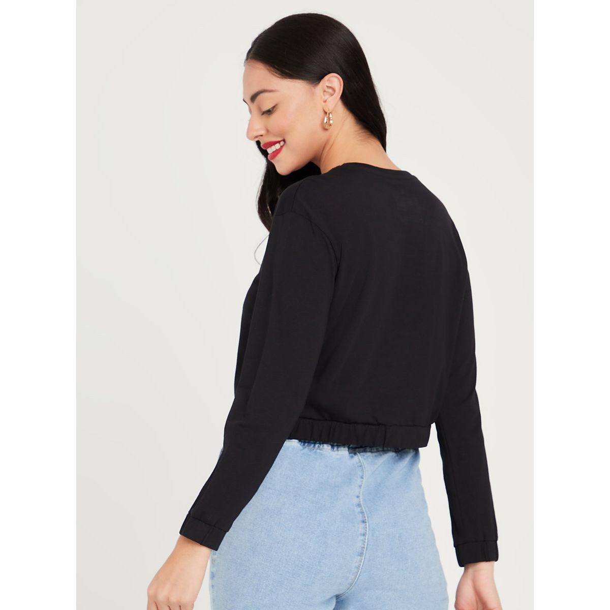 تيشيرت قصير باكمام طويلة من ستايلي-women-clothing-tshirts-image-4
