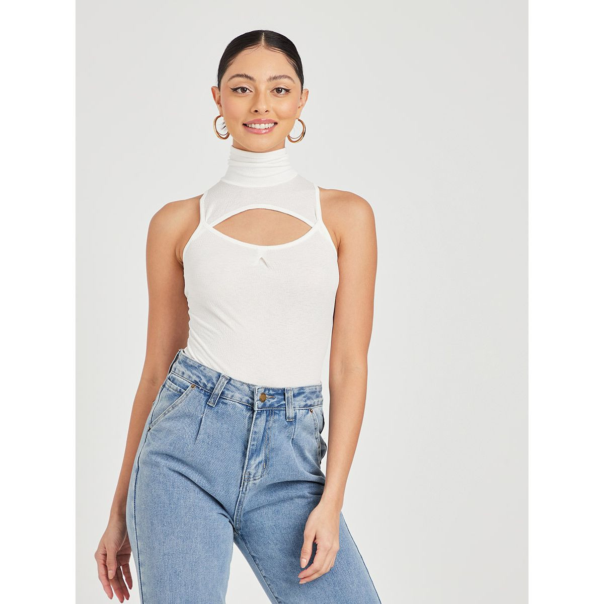 بلوزة بلا اكمام من ستايلي-women-clothing-shirtsandblouses-blouses-image-1