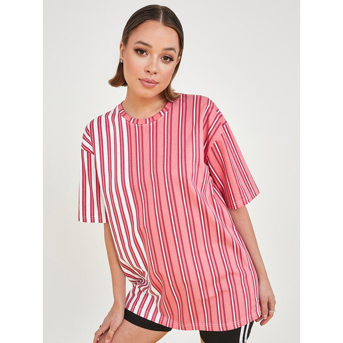 تيشيرت بنمط كتل الالوان-women-clothing-tshirts-image-1