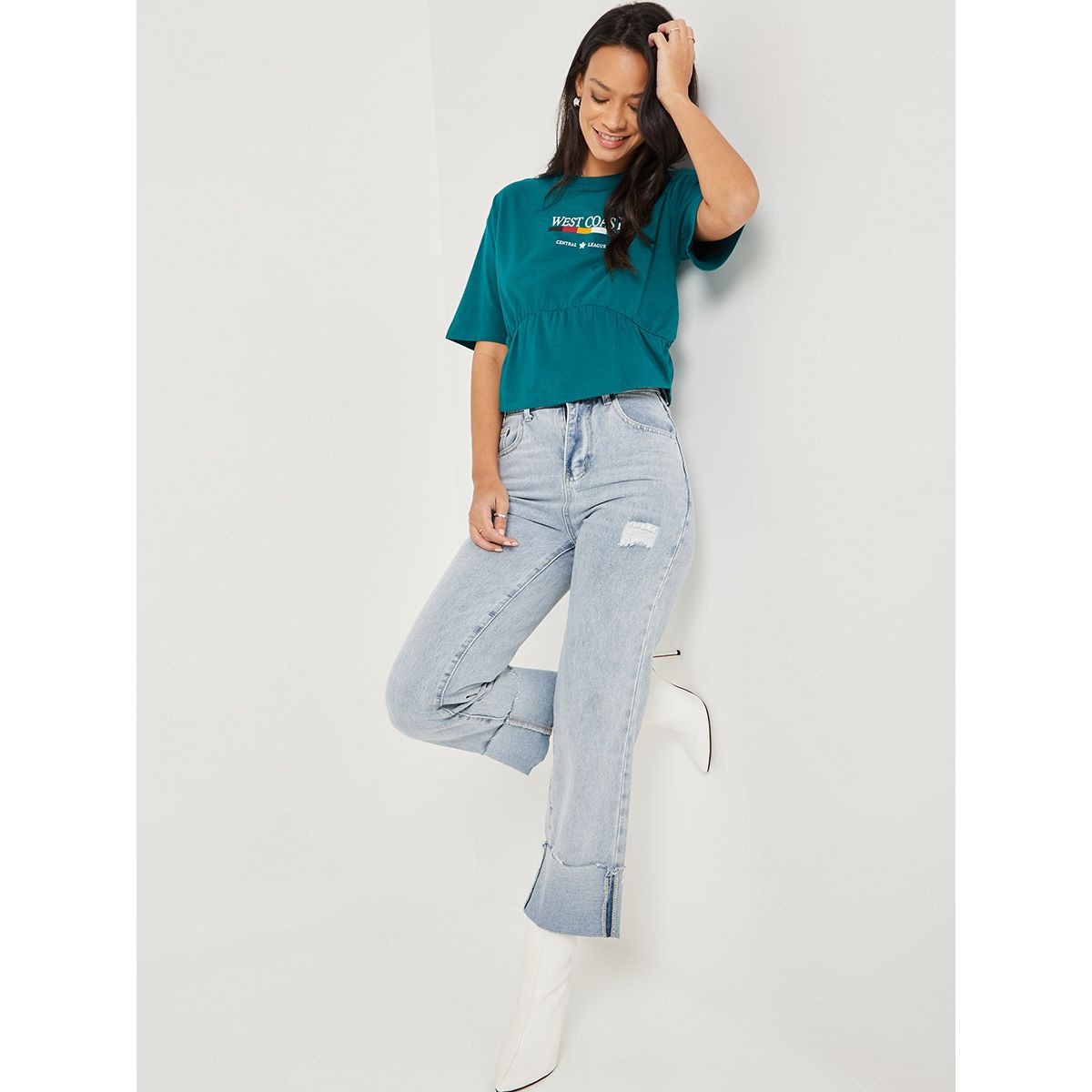 تيشيرت قصير باكمام قصيرة-women-clothing-tshirts-image-3