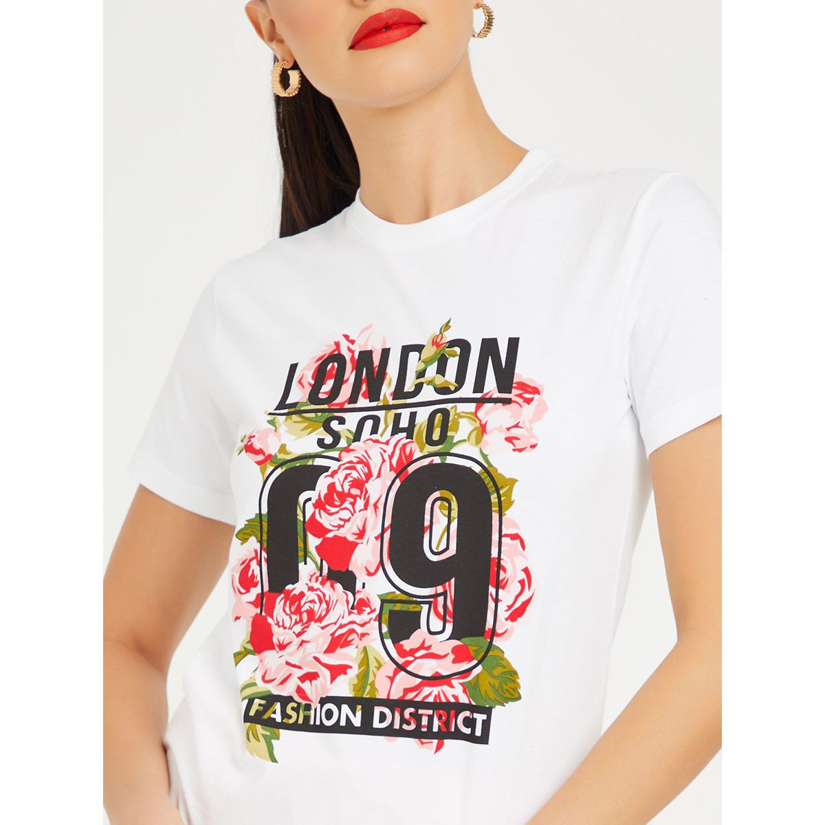تيشيرت بقصة عادية واكمام قصيرة-women-clothing-tshirts-image-4