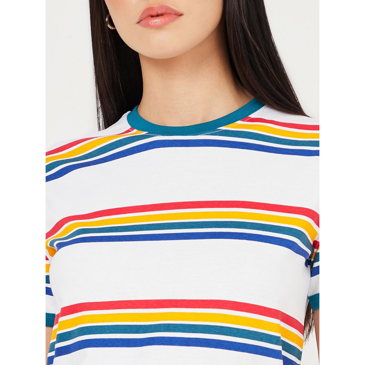 تيشيرت بقصة عادية واكمام قصيرة-women-clothing-tshirts-image-4
