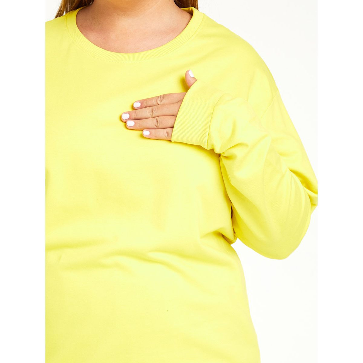 سويت شيرت طويل بقصة واسعة من ستايلي-women-winterwear-hoodiesandsweatshirts-hoodies-image-2
