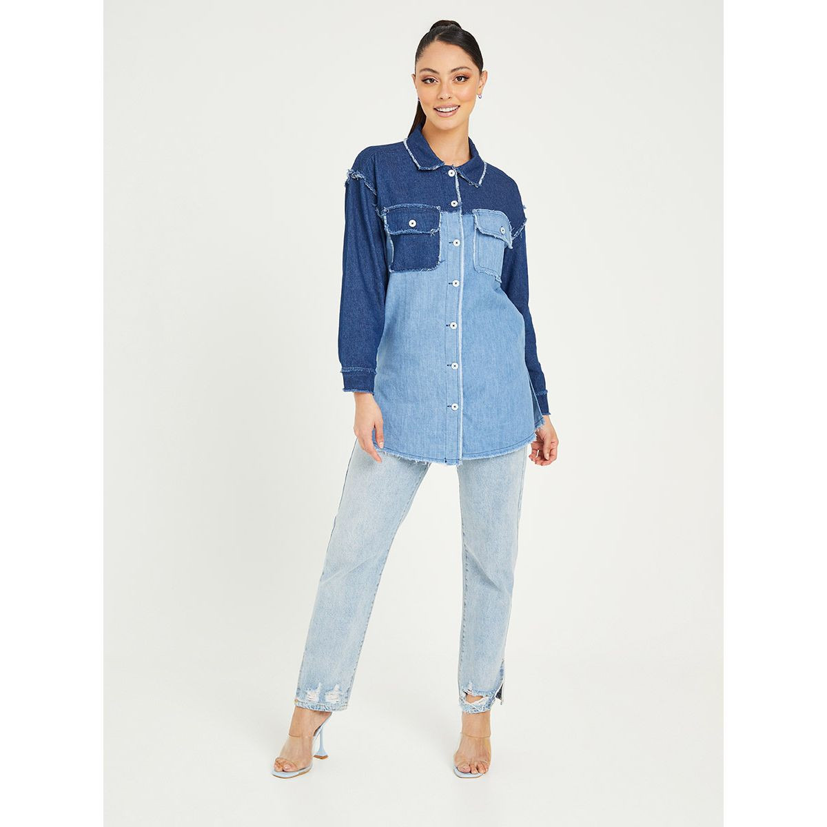 بلوزة بنمط كتل الالوان-women-clothing-shirtsandblouses-blouses-image-2