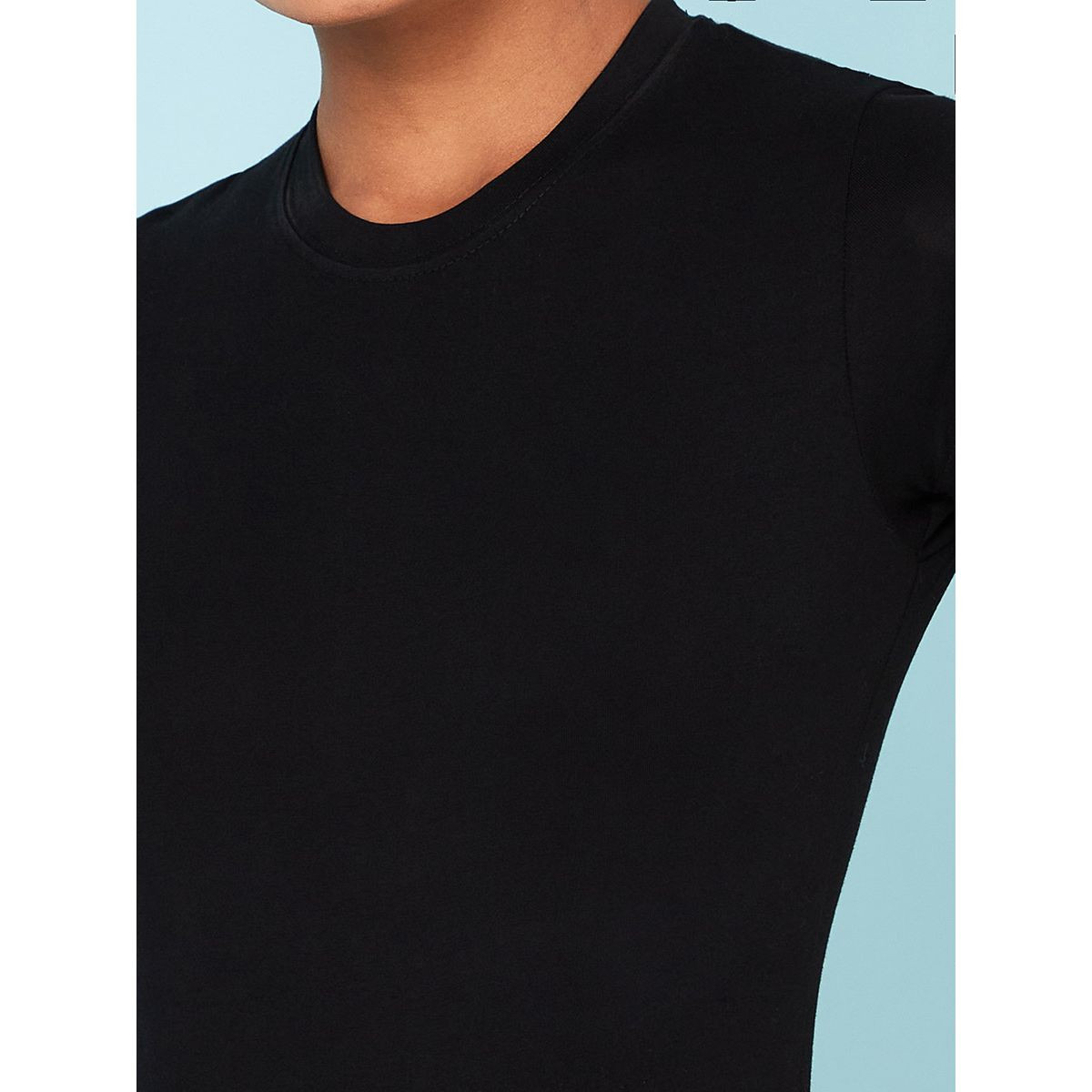 Styli Short Sleeves Round Neck Bodysuit-women-clothing-tshirts-image-4
