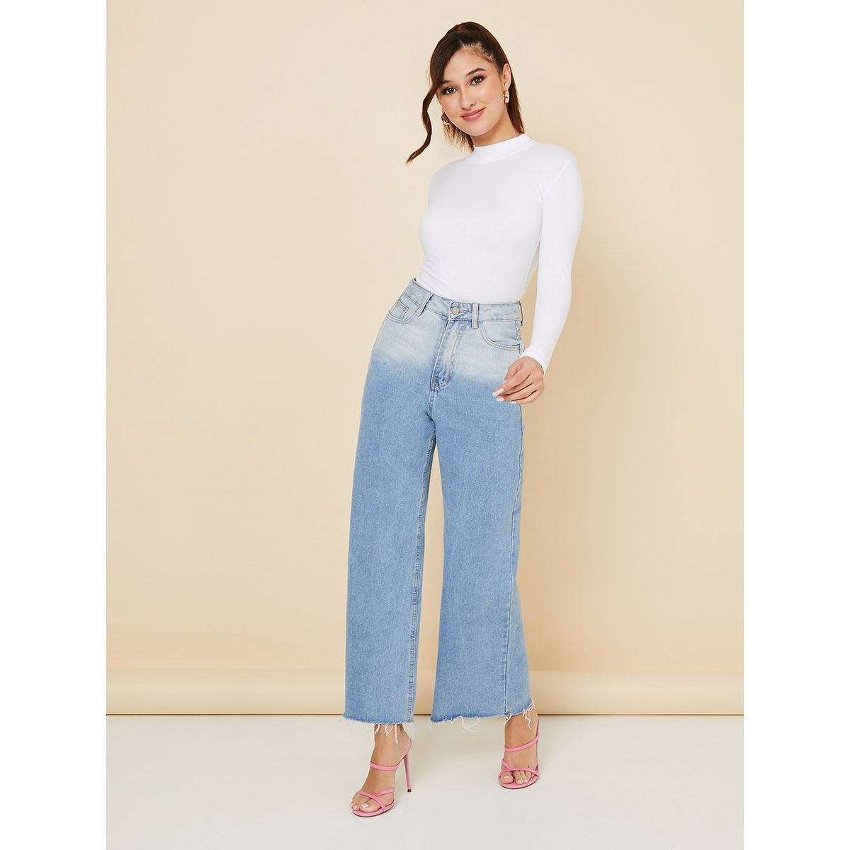 بلوزة بياقة عالية واكمام طويلة-women-clothing-shirtsandblouses-blouses-image-2
