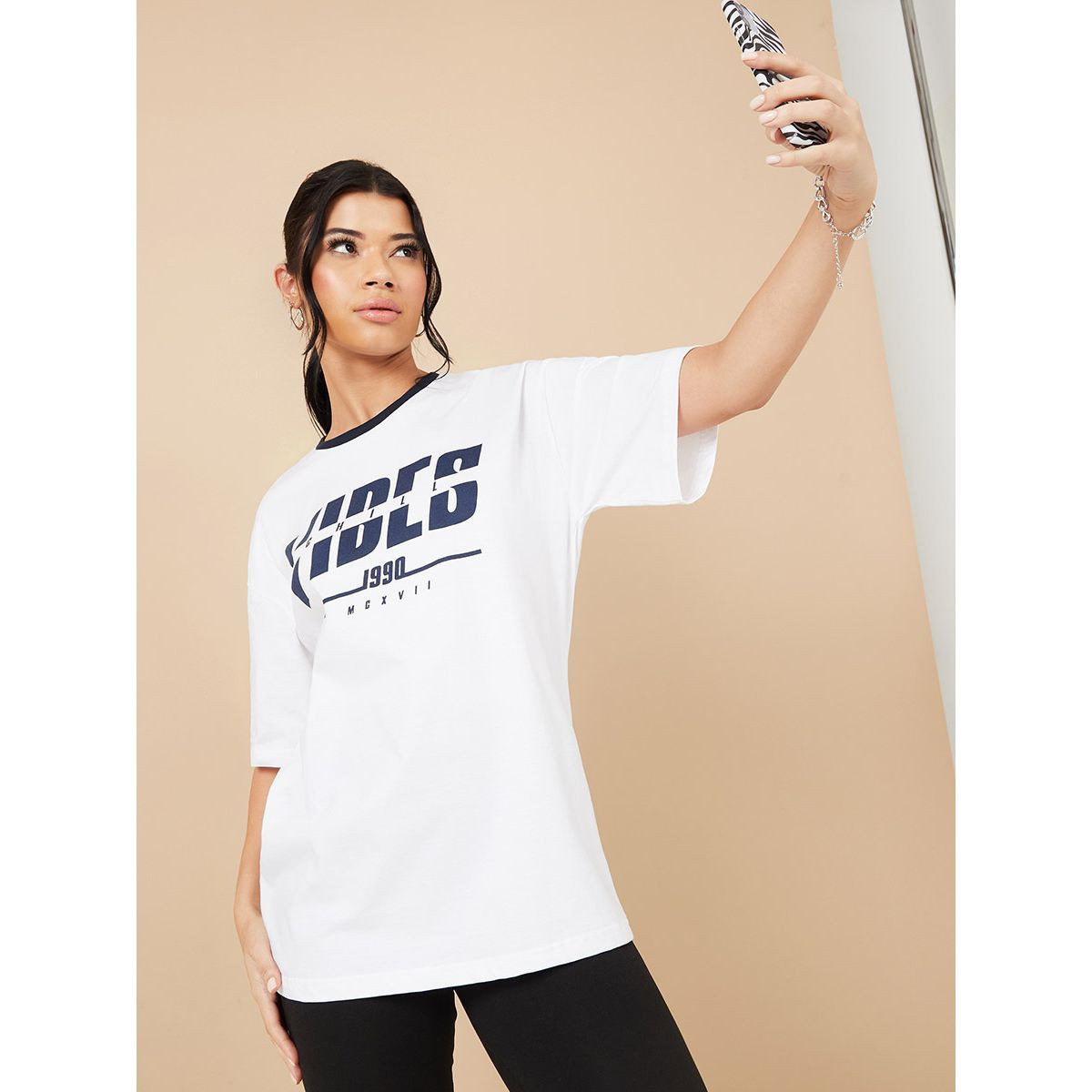 تيشيرت واسع باكمام قصيرة-women-clothing-tshirts-image-1