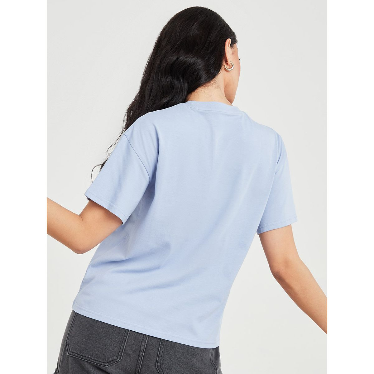 Styli Short Sleeves Be The Difference Slogan Boxy Fit T-shirt-women-clothing-tshirts-image-4