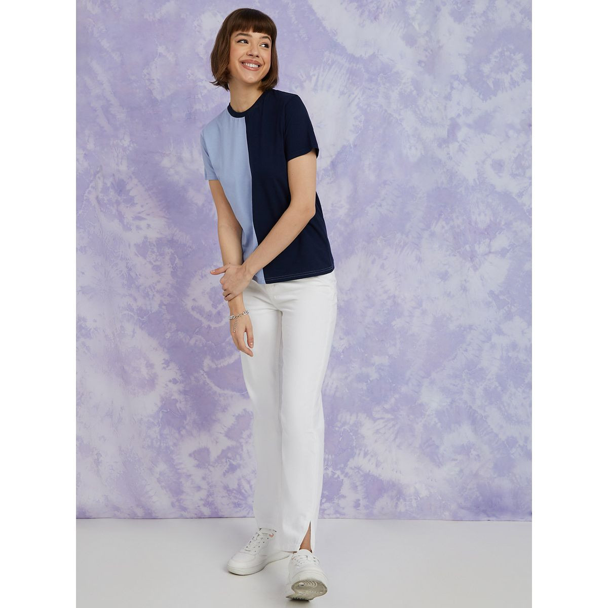 تيشيرت بنمط كتل الالوان من ريد تايب-women-clothing-tshirts-image-2