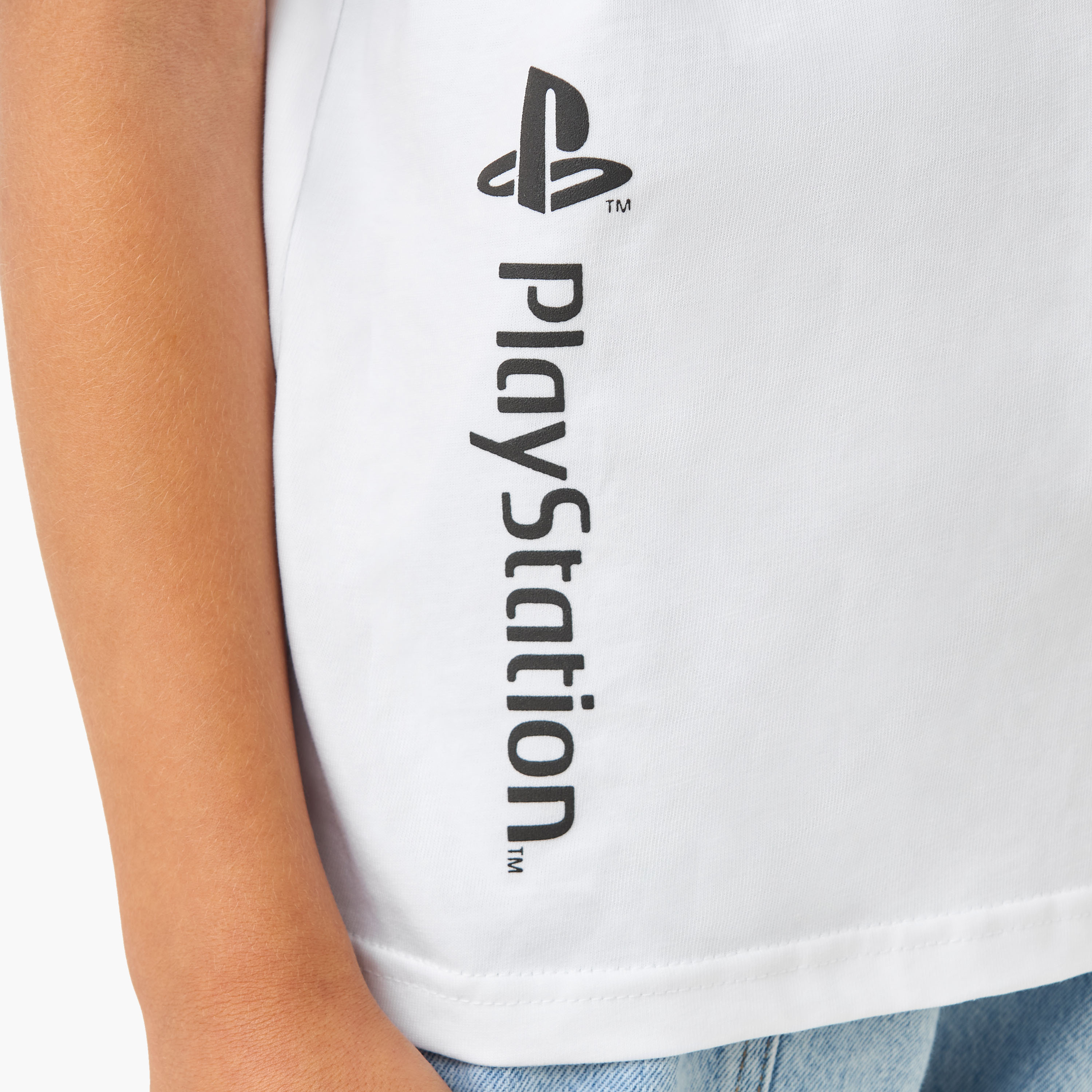 PlayStation Crew Neck Short Sleeves T-shirt with Logo Print-boys-clothing-tshirtsandpolos-image-4