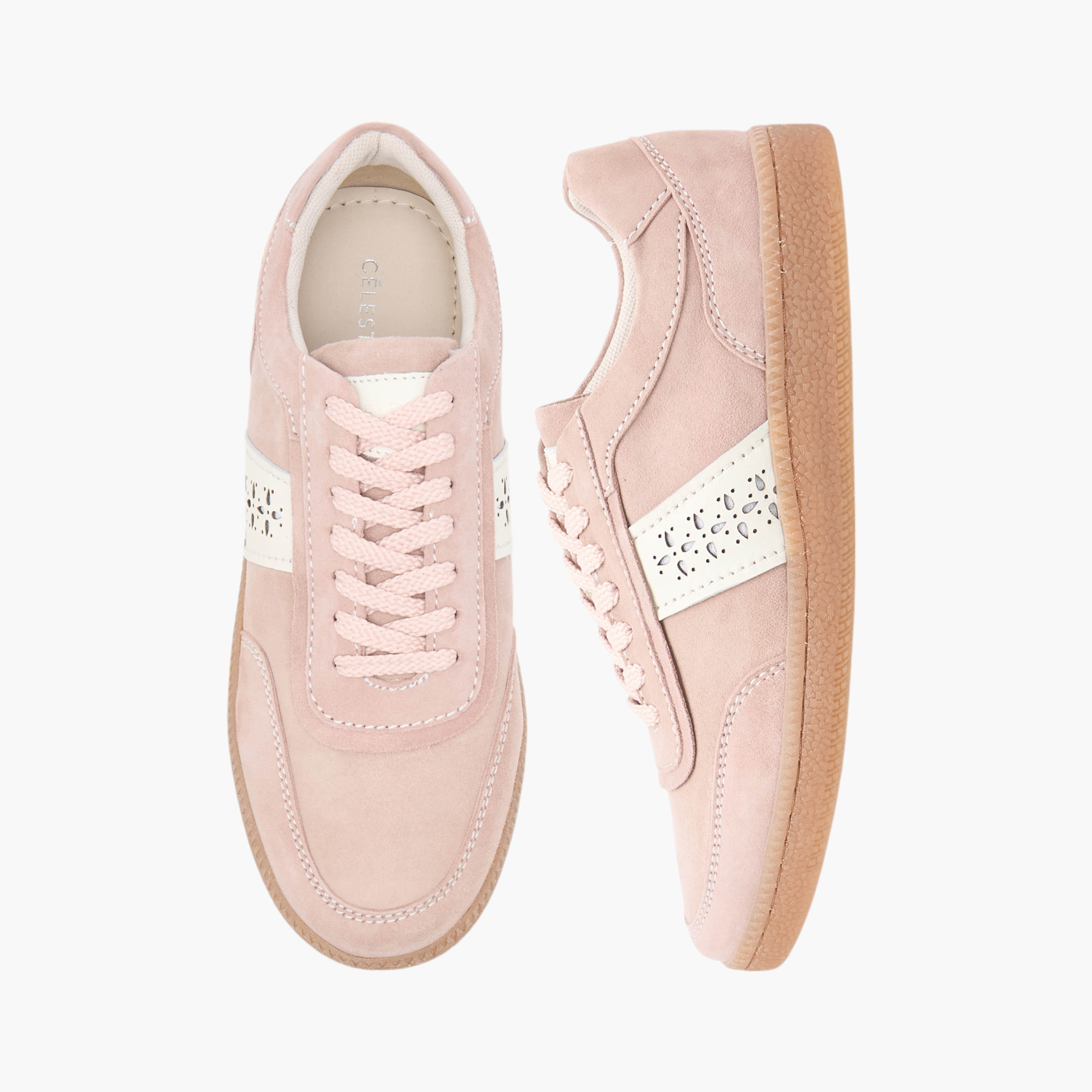 حذاء سنيكرز برباط إغلاق وتفاصيل مفرّغة للنساء من سيليست-women-shoes-sneakers-image-6