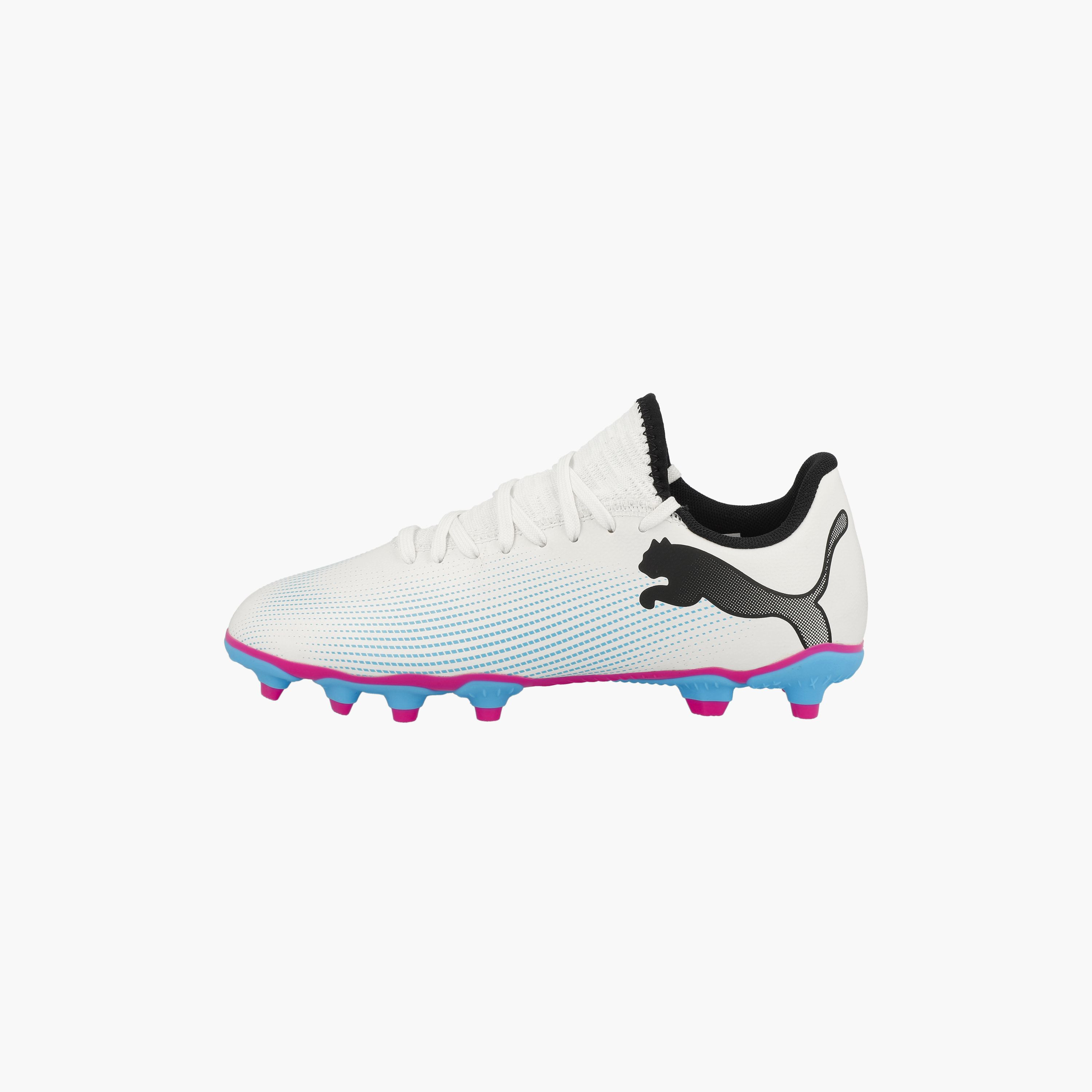 حذاء كرة قدم خفيف الوزن برباط فيوتشر 7 بلاي للأولاد من بوما-sports-gear-football-shoes-firmground-image-1