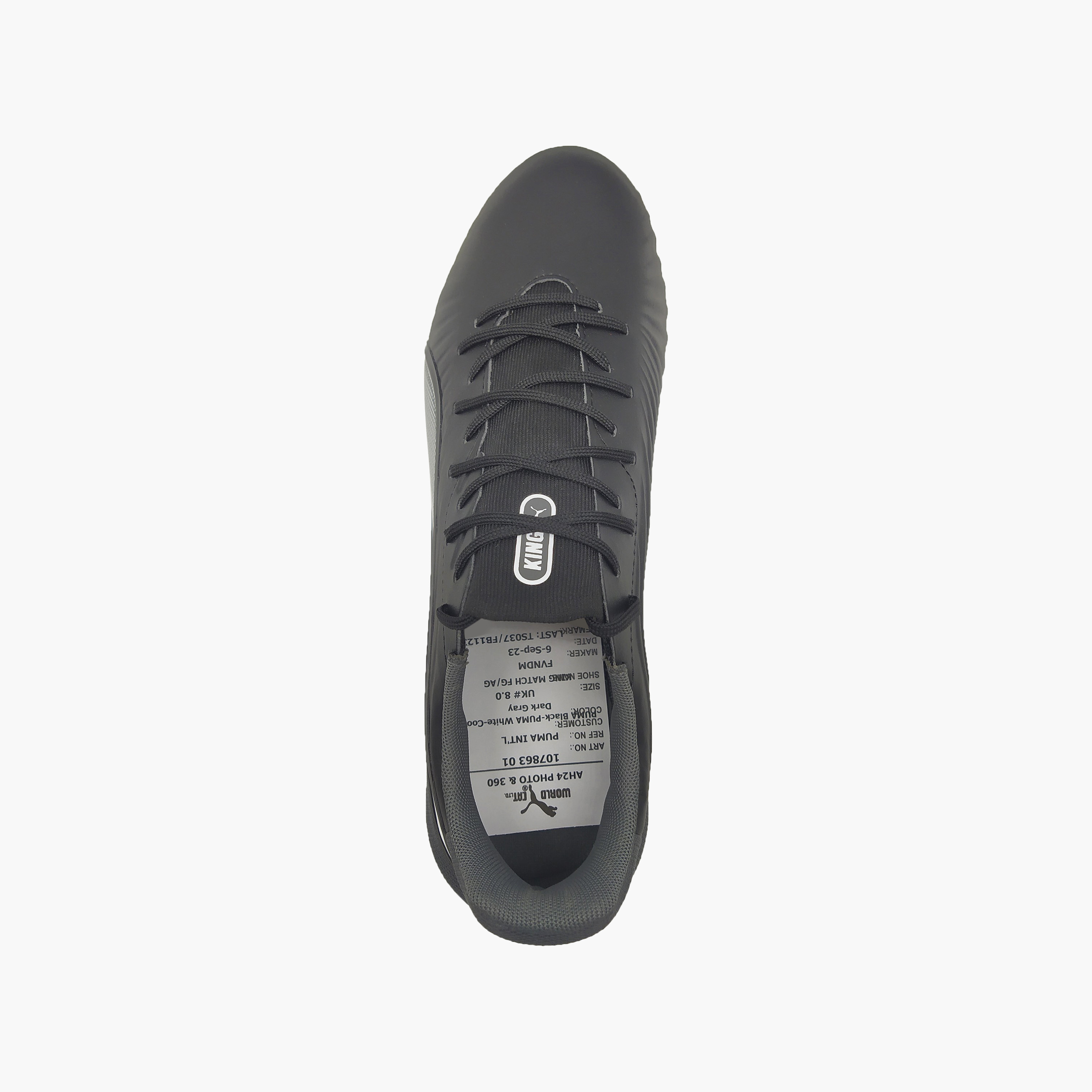بوما - حذاء كرة قدم رجالي كينج ماتش برباط للأراضي الصلبة-sports-gear-football-shoes-firmground-image-3
