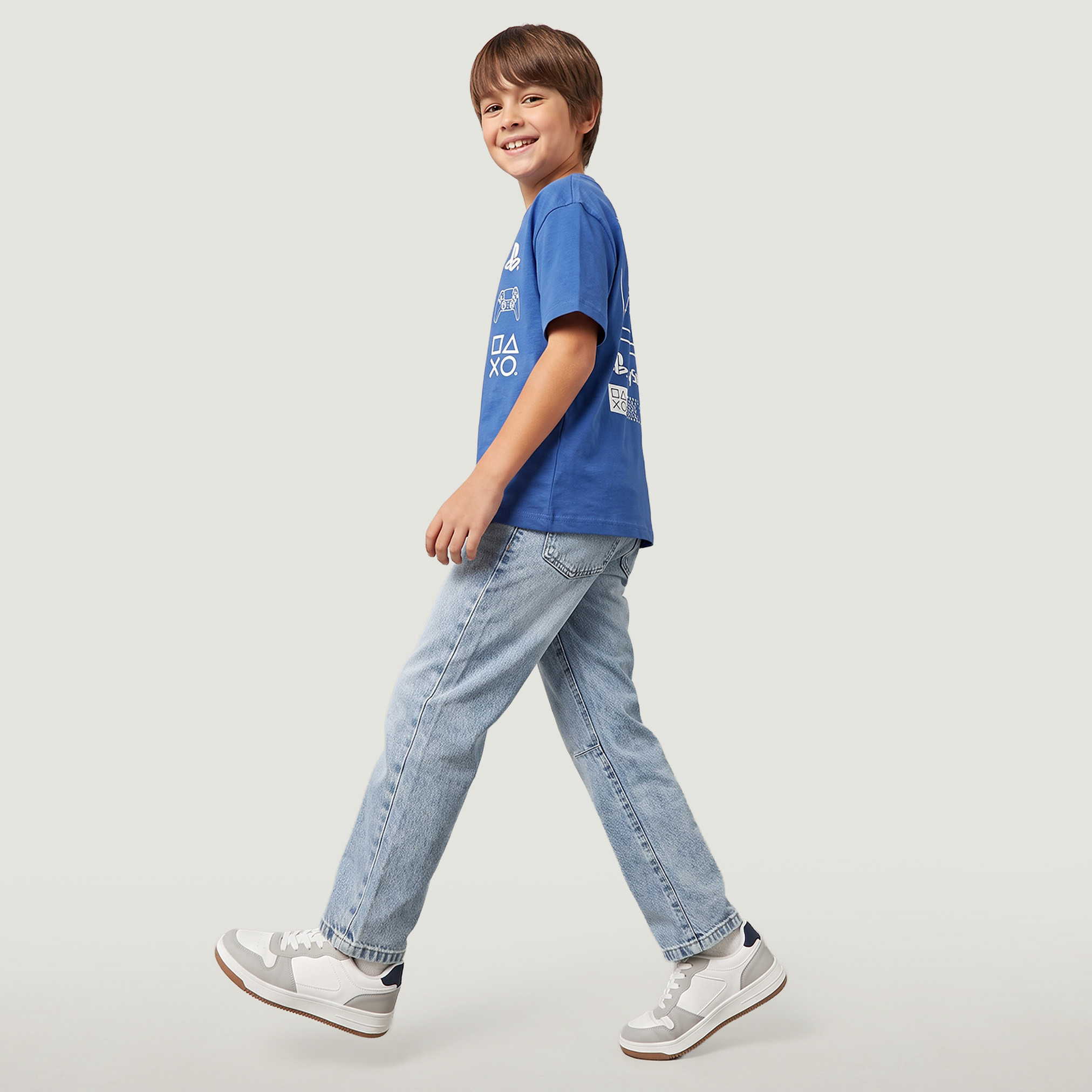 PlayStation Crew Neck Short Sleeves T-shirt with Logo Print-boys-clothing-tshirtsandpolos-image-5