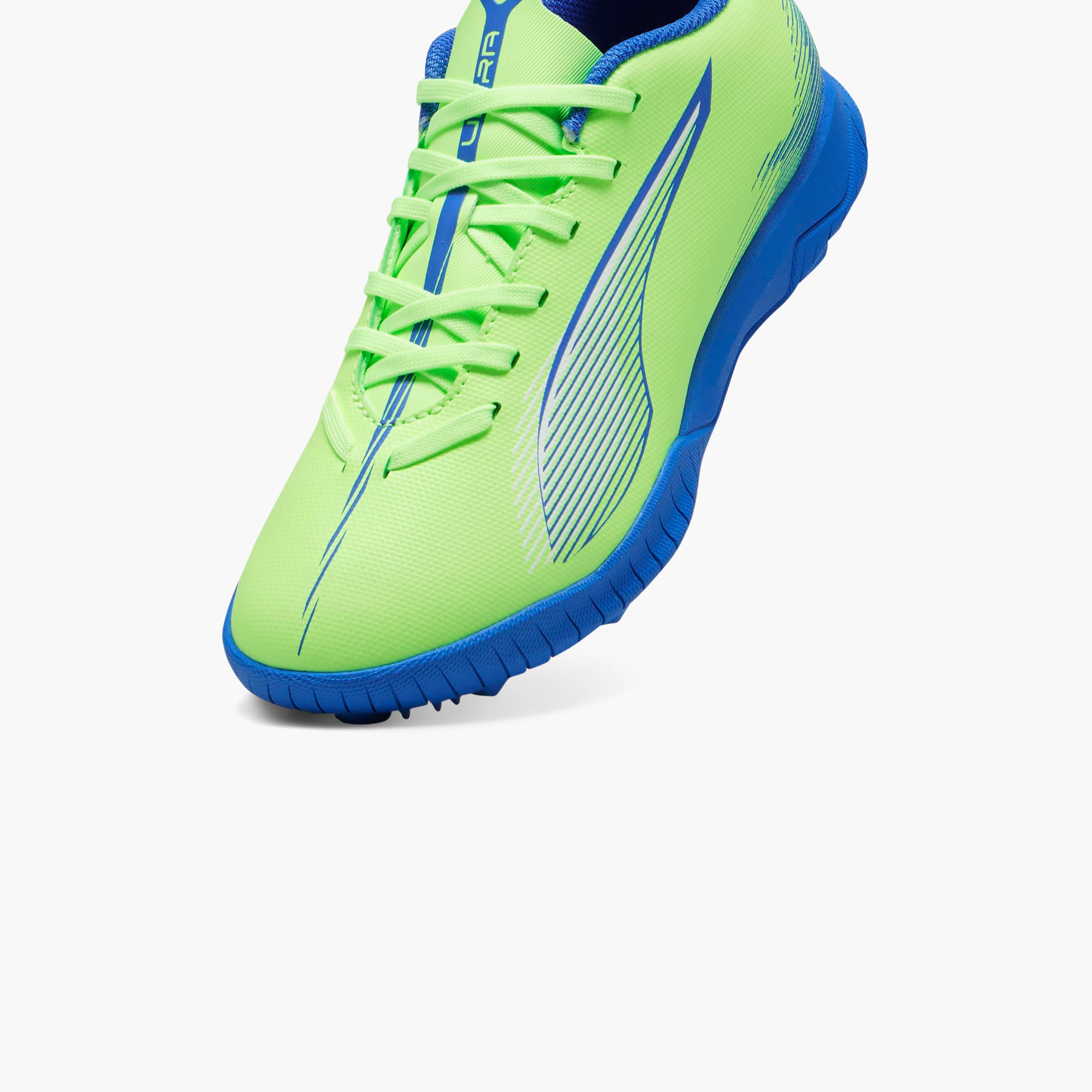 Puma Boys Ultra 5 Play Tt Lace-Up Lightweight Football Turf Shoes-sports-boys-shoes-image-3