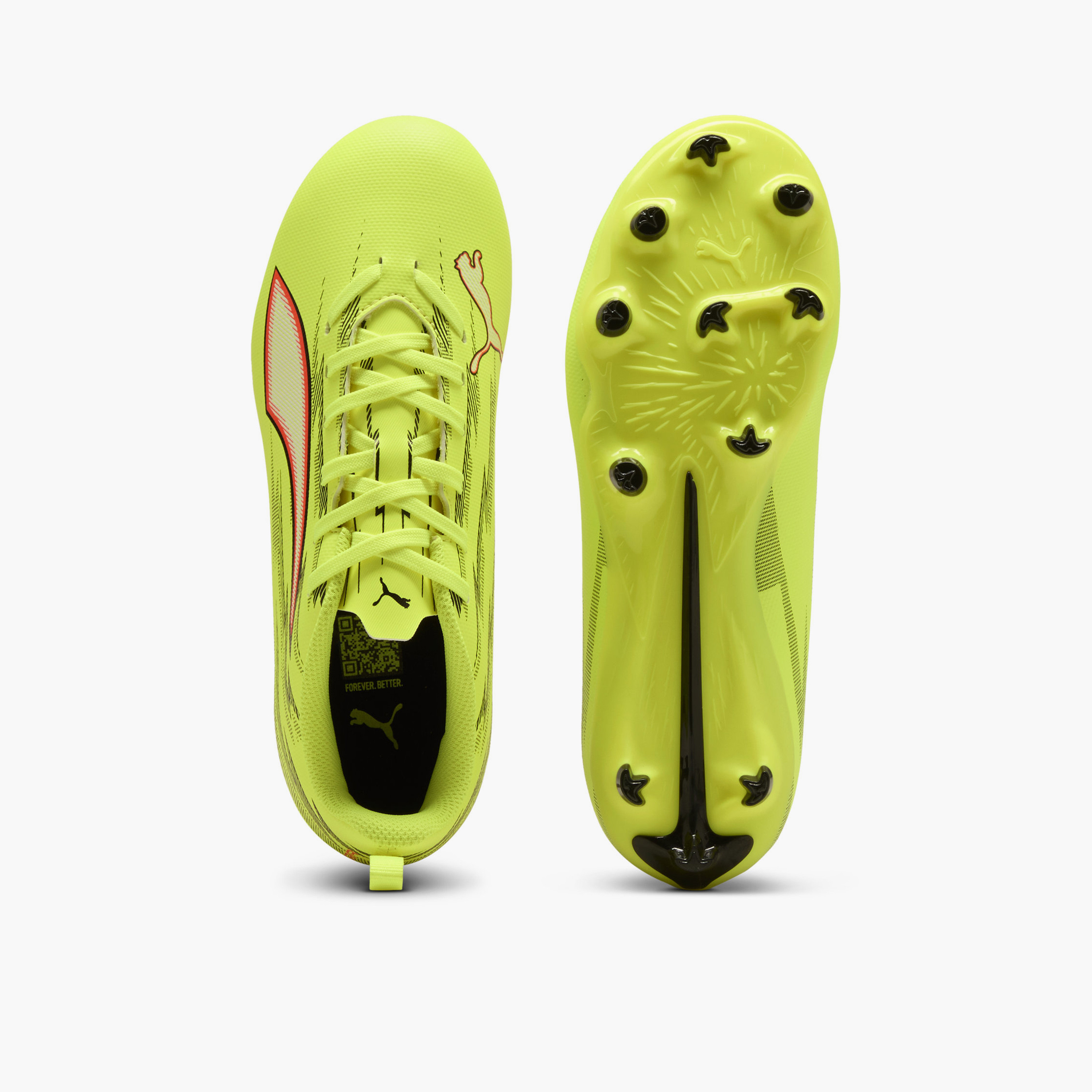 Puma Kids Ultra 6 Play FG/AG Lace-Up Football Firm Ground Shoes-sports-girls-shoes-image-4