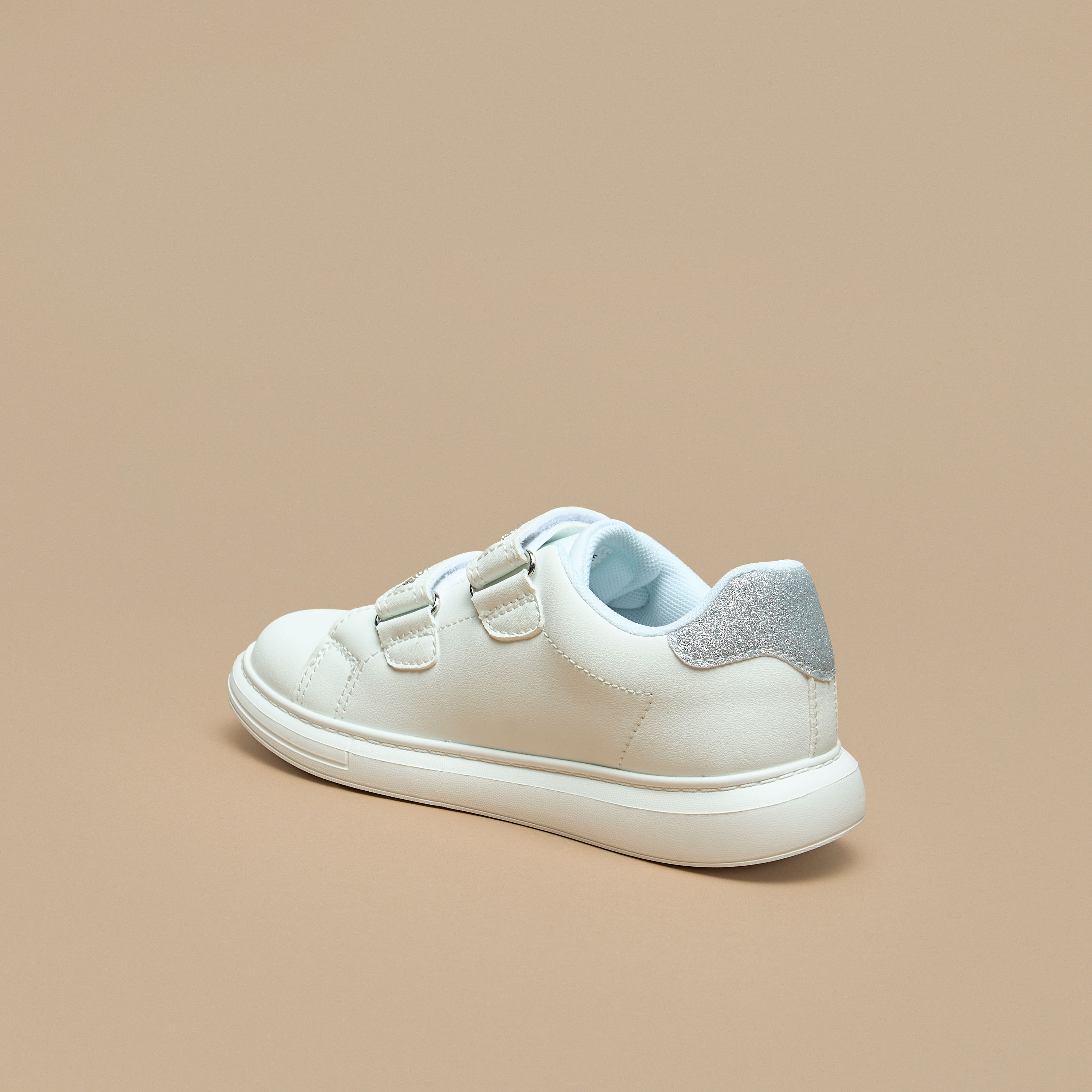 Celeste Girls' Embellished Ankle Sneakers with Hook and Loop Closure-girls-shoes-sneakers-image-2