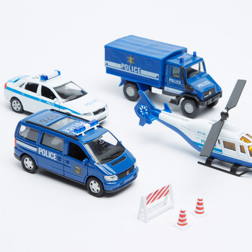 Welly 7-Piece Police Playset-Scooters and Vehicles-image-1