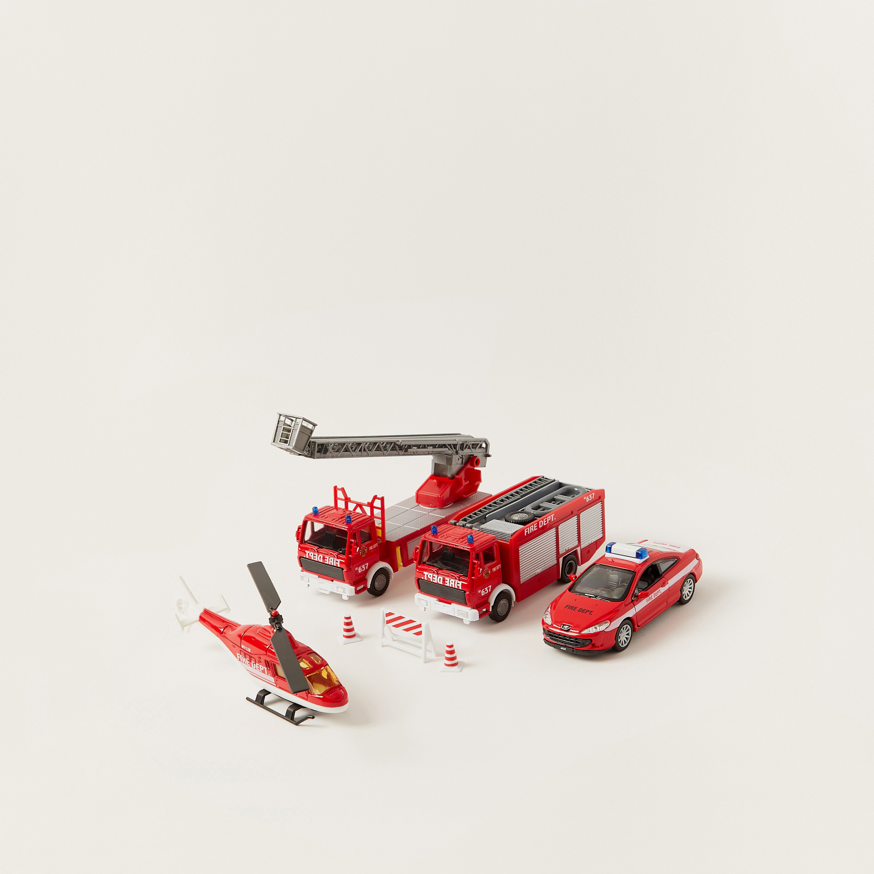 Welly Urban Spirit 7-Piece Free Wheeling Vehicle Playset-toys-playvehicles-vehicleplaysets-image-1