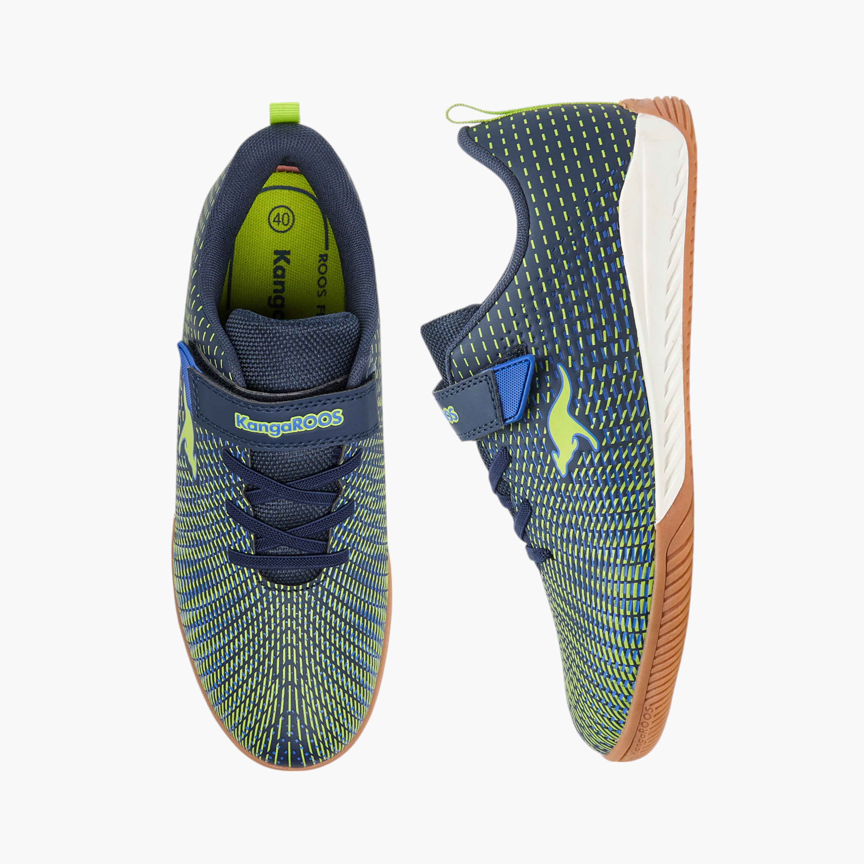 KangaROOS Women's Printed Sneakers with Hook and Loop Closure-women-shoes-sneakers-image-1